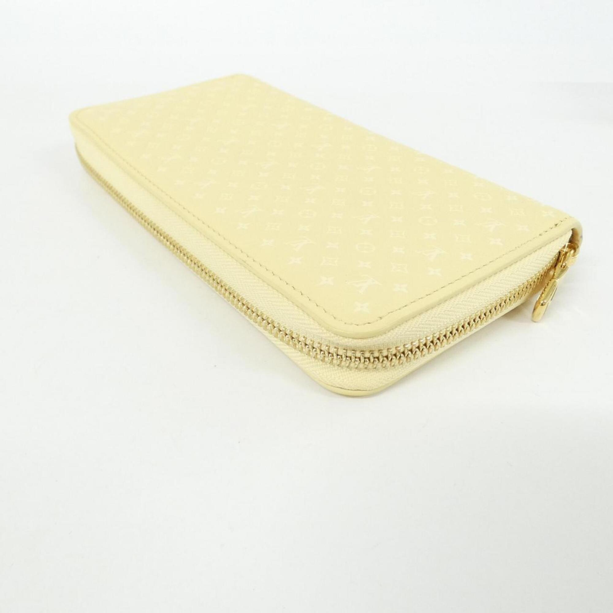 Louis Vuitton Jaune Leather Long Wallet (Bi-Fold) (Pre-Owned)