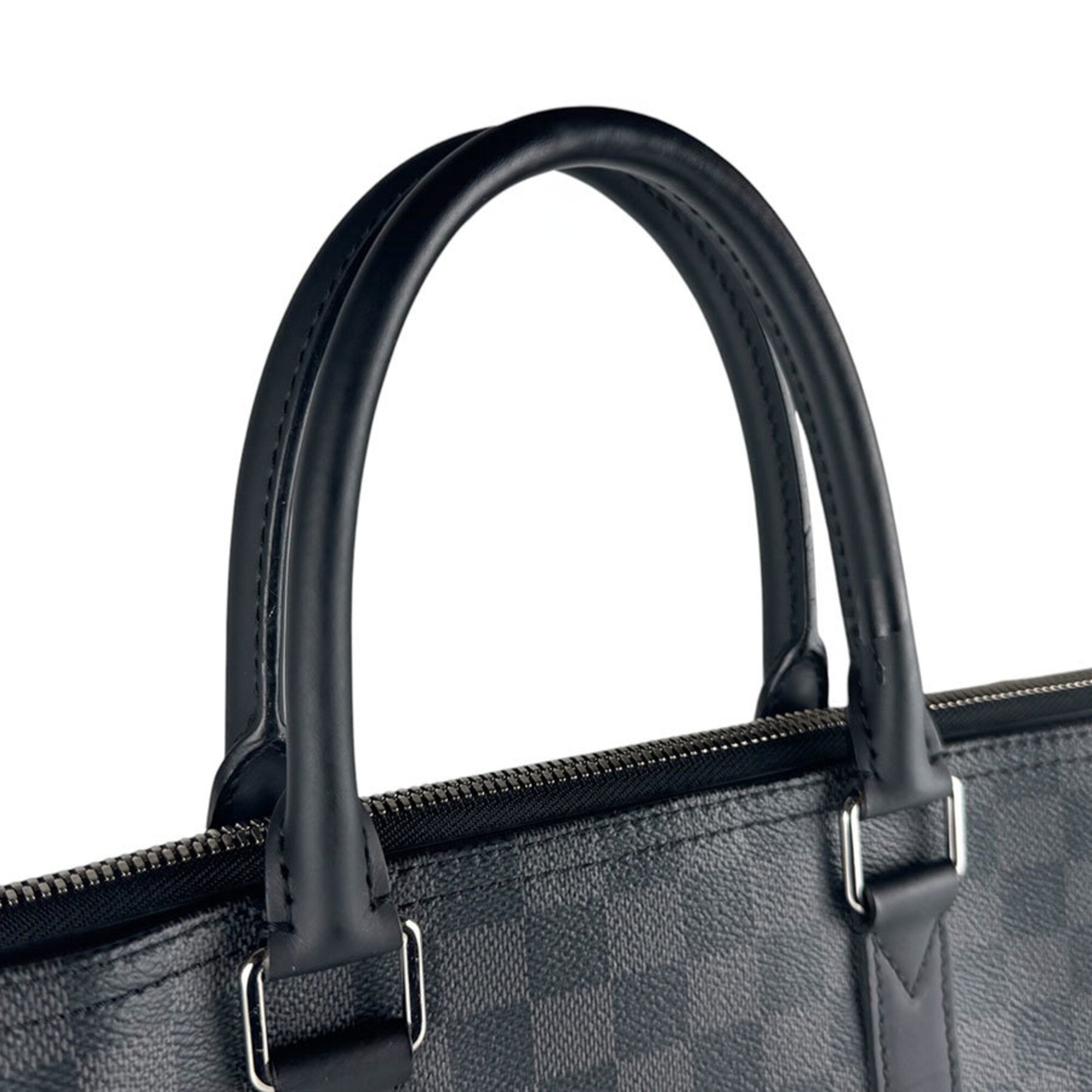 Louis Vuitton Black Damier Graphite Handbag (Pre-Owned)