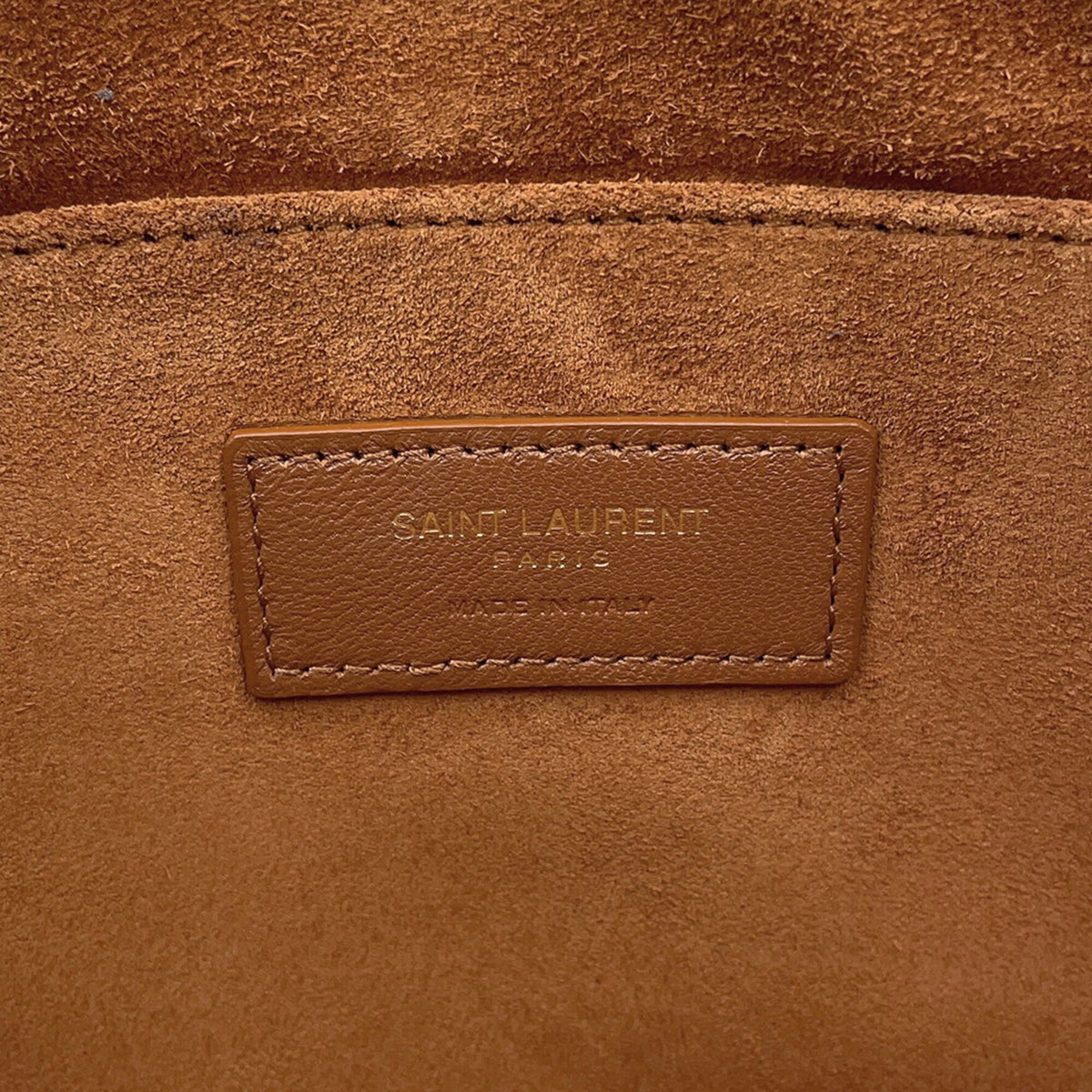 Yves Saint Laurent Beige Leather Clutch Bag (Pre-Owned)