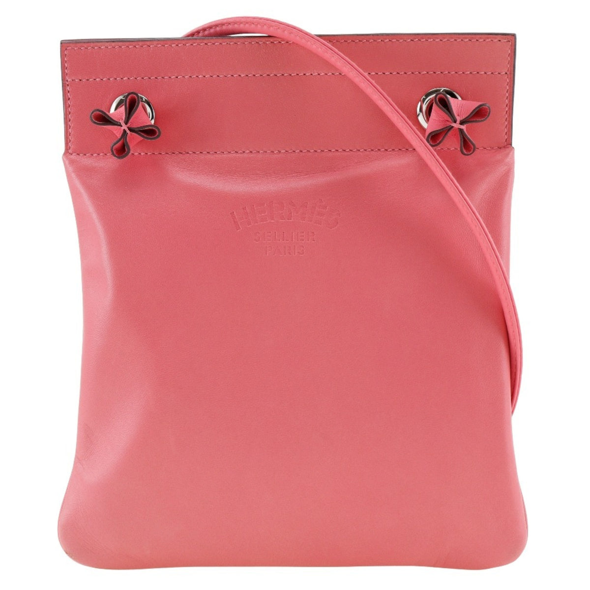 Hermes Pink Leather Shoulder Bag (Pre-Owned)