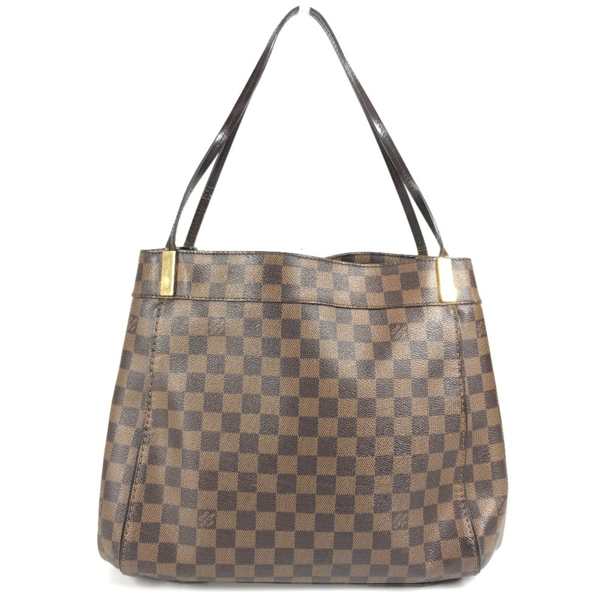 Louis Vuitton Damier Brown Ebene Damier Canvas Shoulder Bag Tote Bag (Pre-Owned)