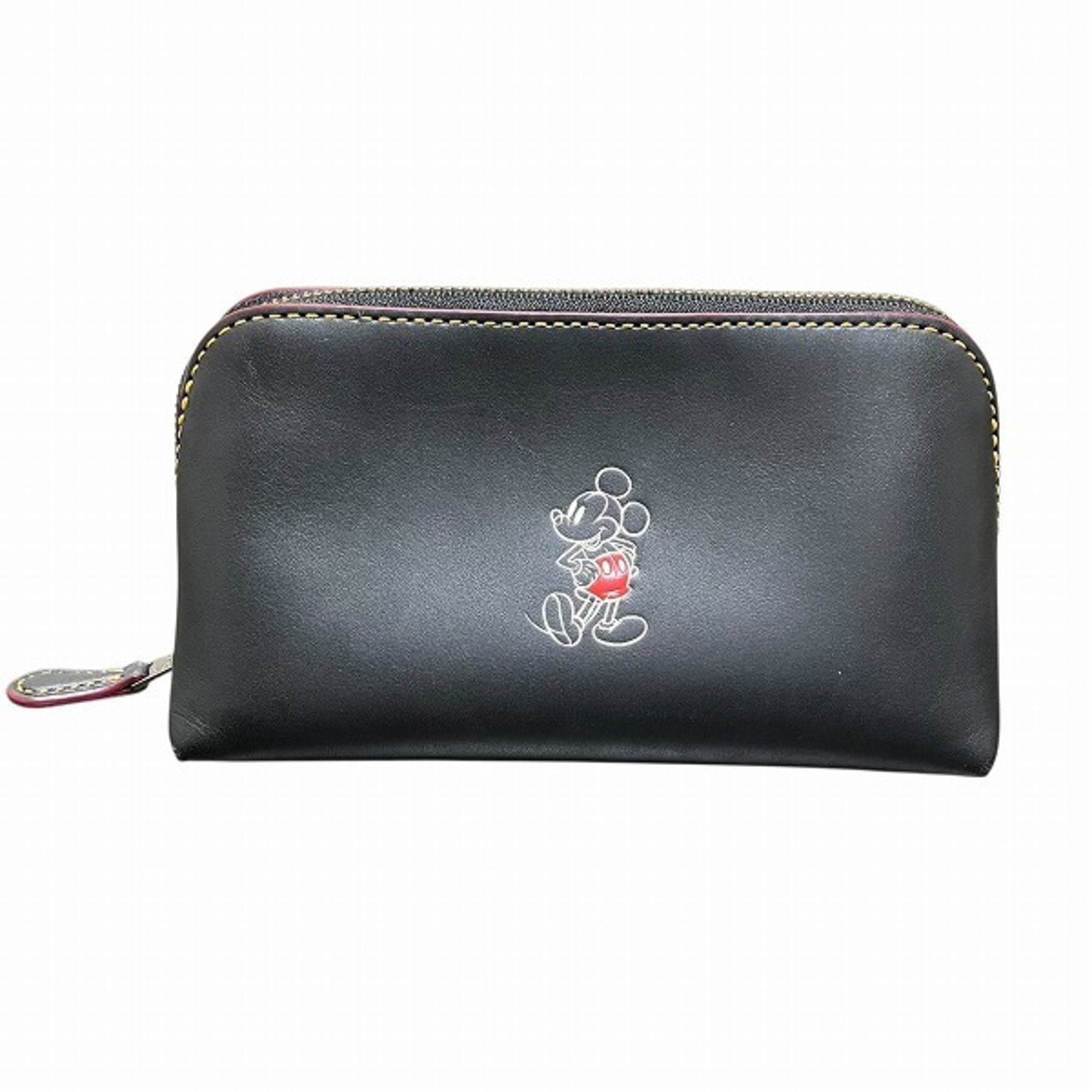 Coach Black Leather Pouch (Pre-Owned)