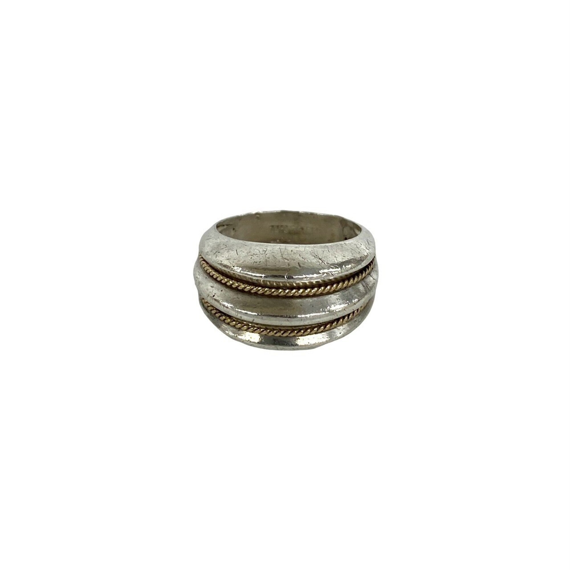 Tiffany Silver Silver 925 Band Ring (Pre-Owned)