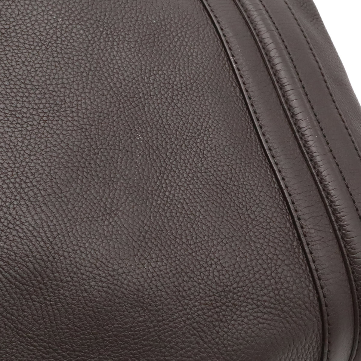 Gucci Dark Brown Leather Shoulder Bag (Pre-Owned)