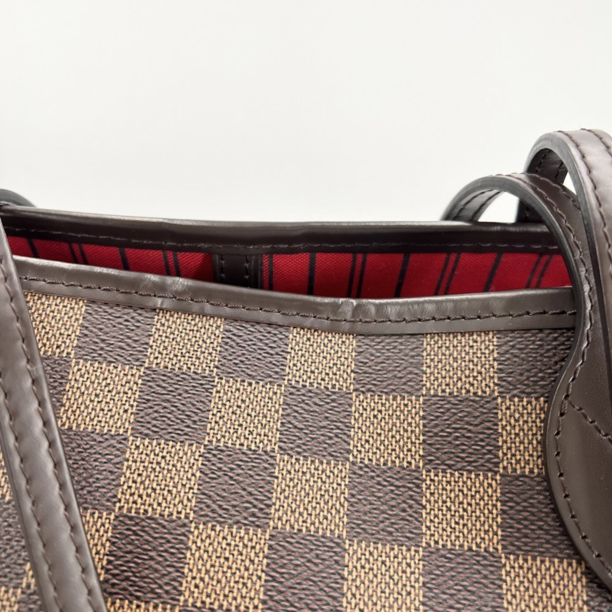 Louis Vuitton Brown Damier Canvas Damier Canvas Handbag Tote Bag (Pre-Owned)