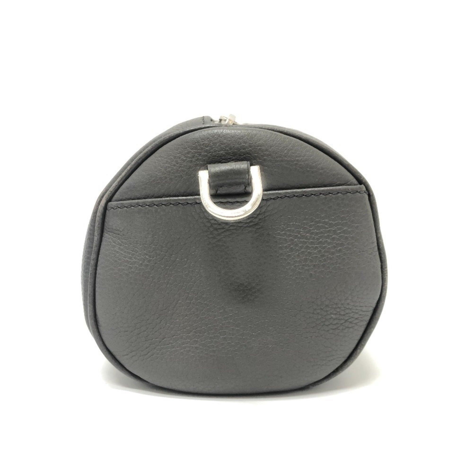 Christian Dior Gray Leather Shoulder Bag (Pre-Owned)