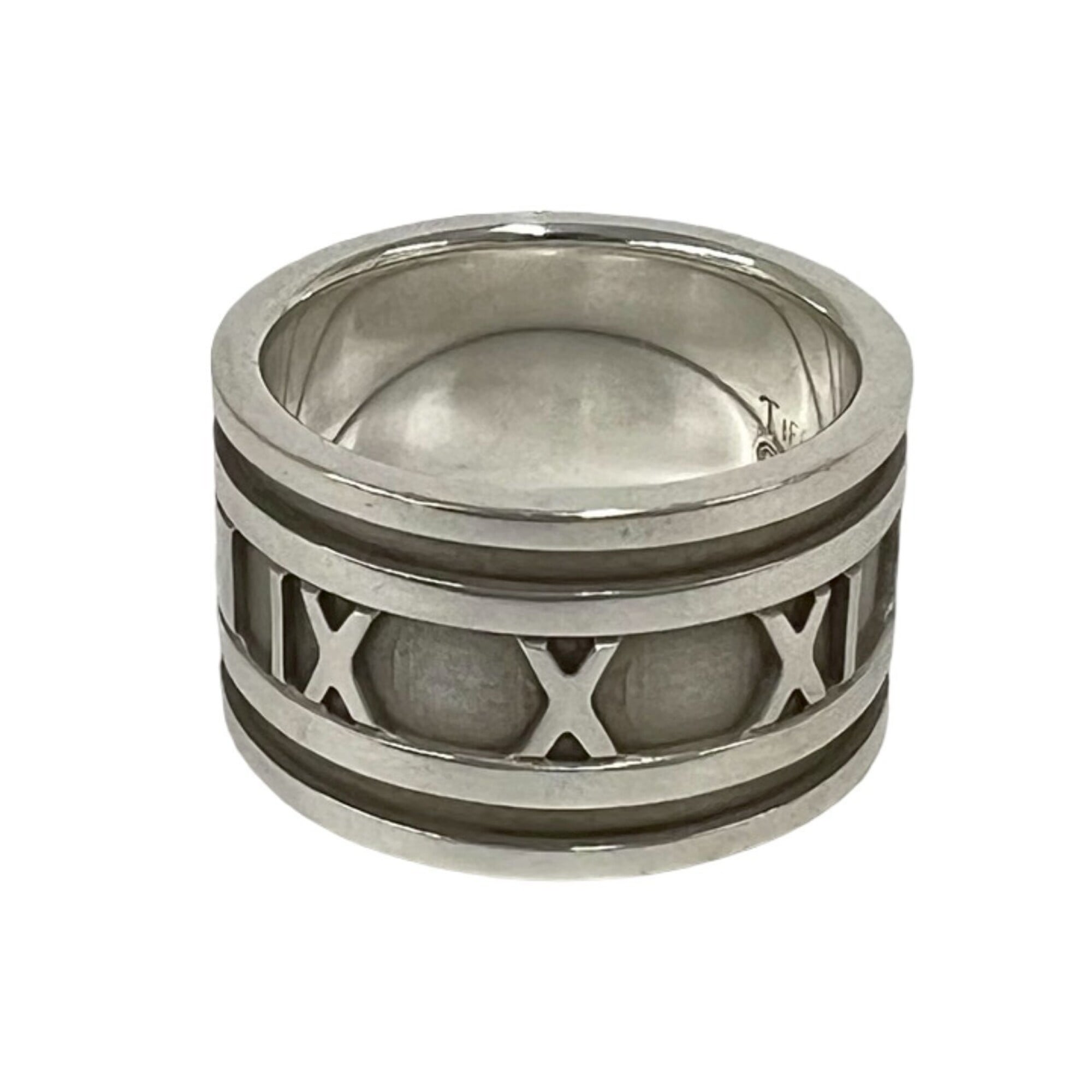 Tiffany Silver Silver 925 Band Ring (Pre-Owned)