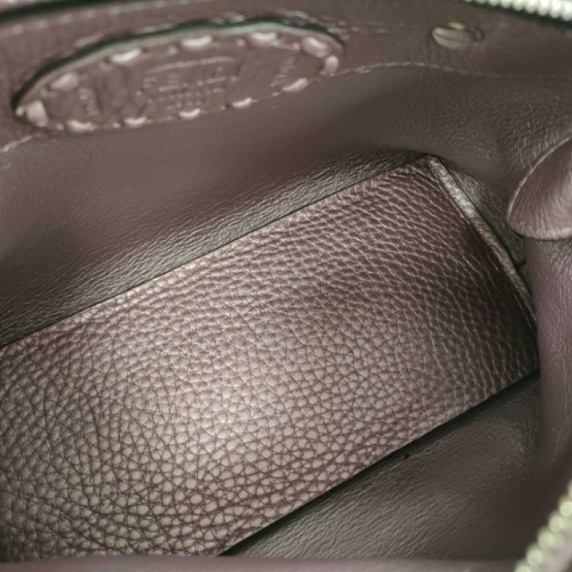 Fendi Metallic Purple Leather Handbag Shoulder Bag (Pre-Owned)