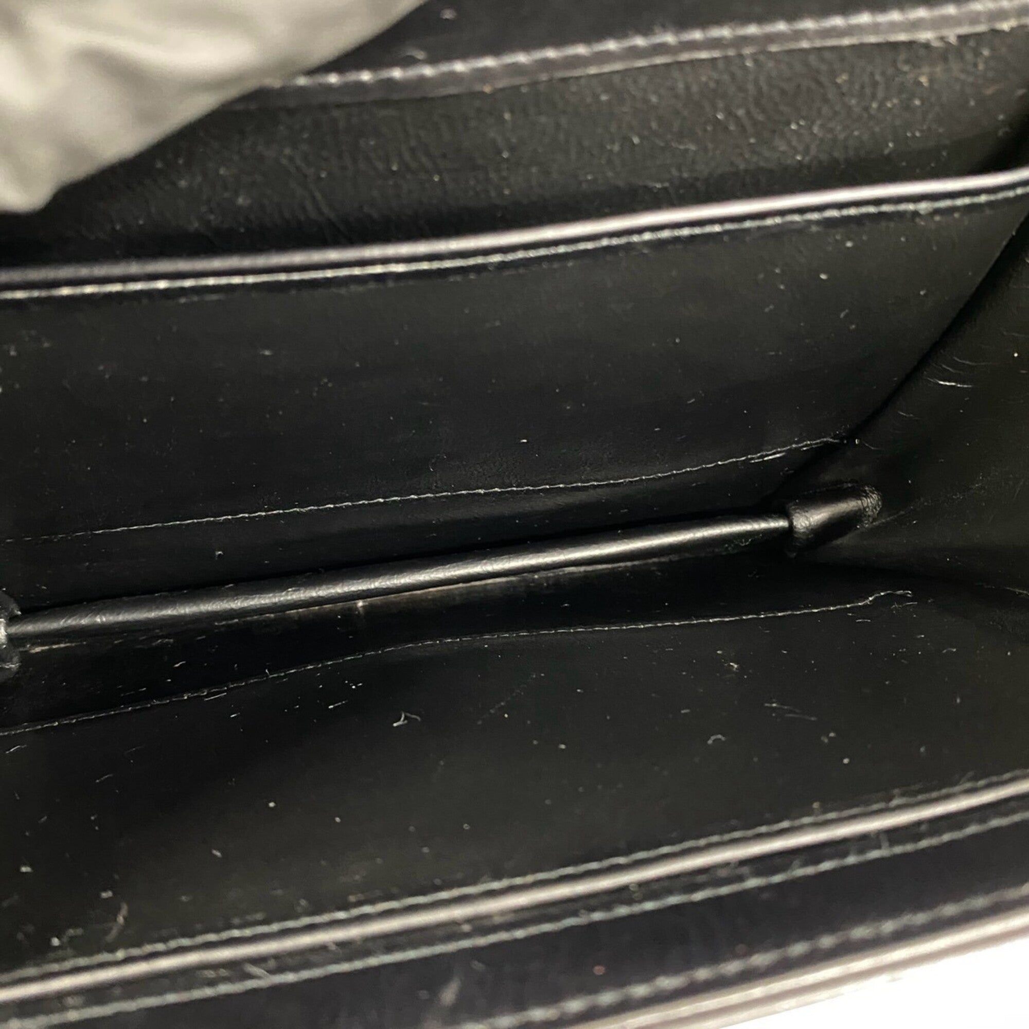 Gucci Black Leather Pochette Shoulder Bag (Pre-Owned)