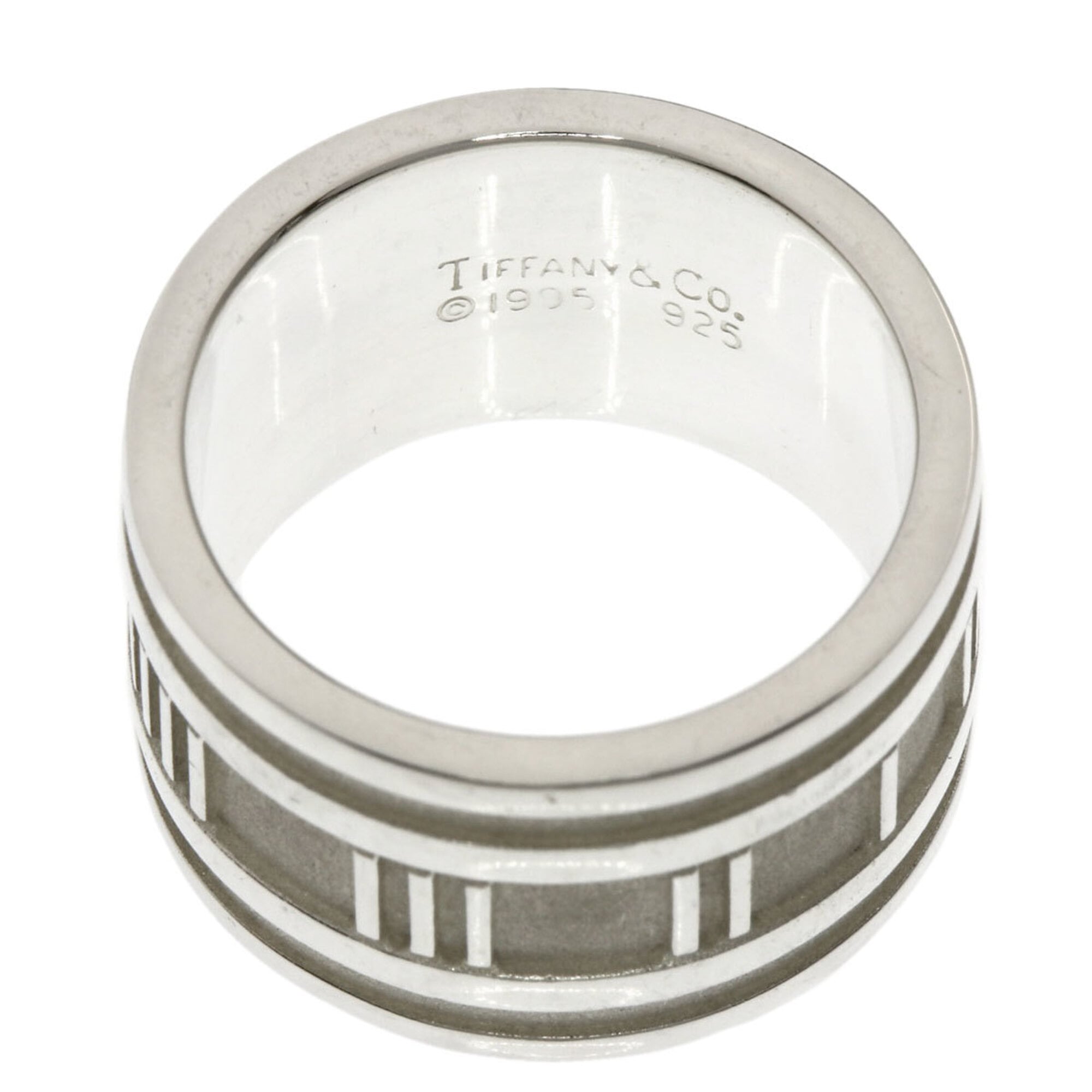Tiffany Silver Silver Band Ring (Pre-Owned)