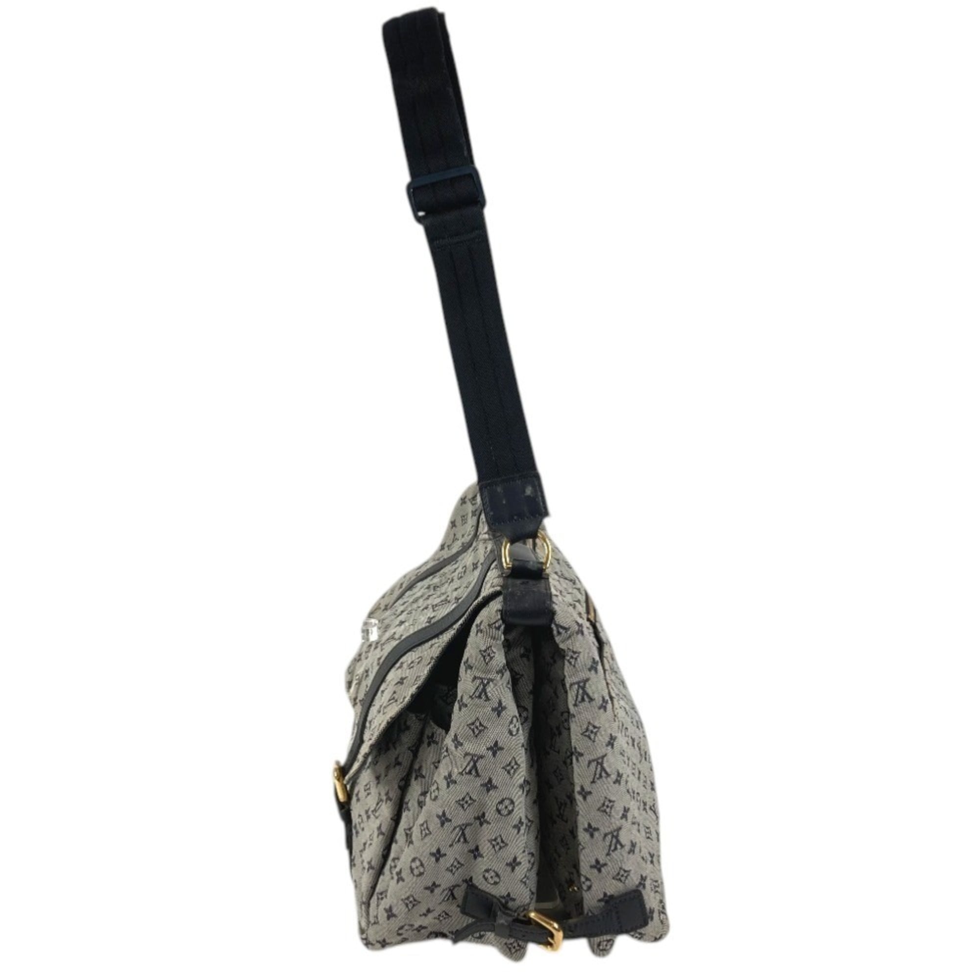 Louis Vuitton Navy Monogram Mini Messenger Bag Shoulder Bag (Pre-Owned)
