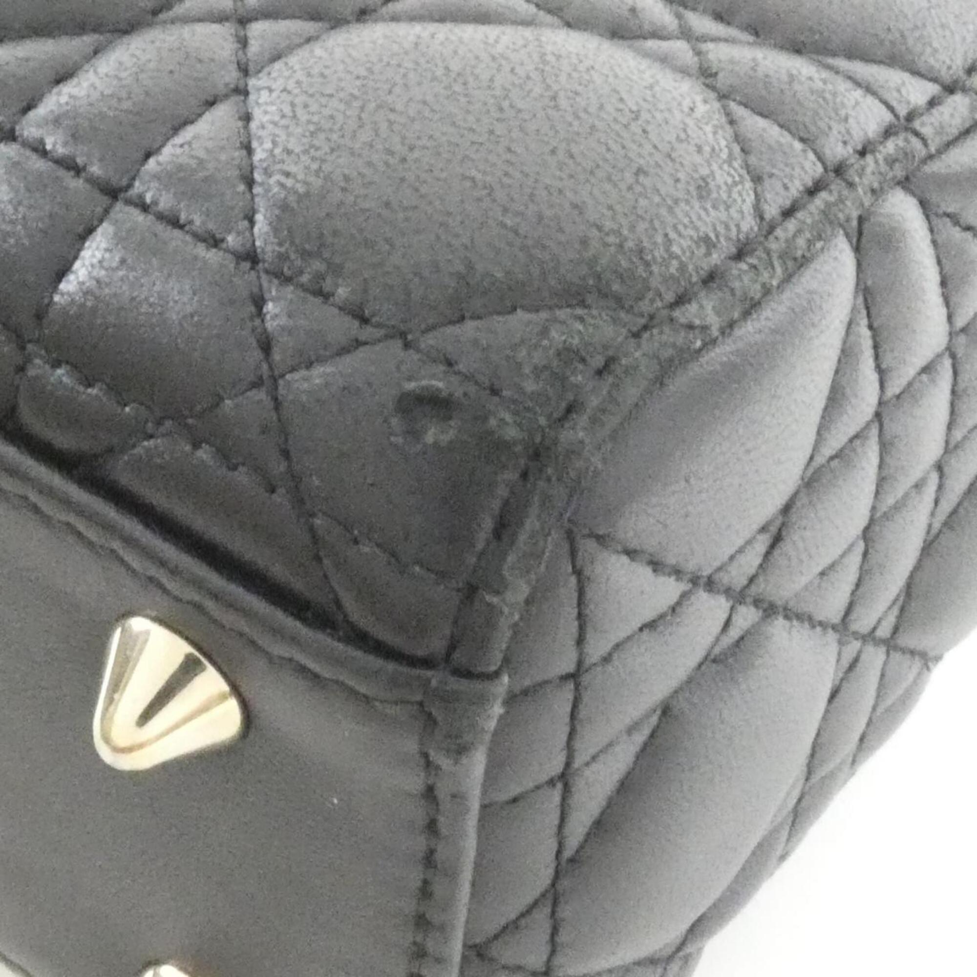 Christian Dior Black Leather Handbag (Pre-Owned)