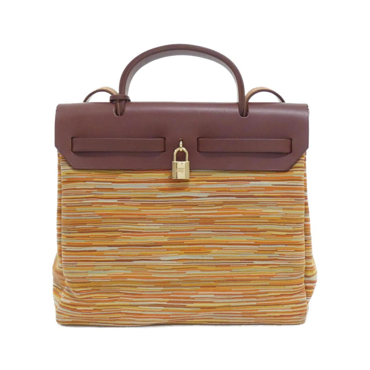 Hermes Brown Havane Leather Handbag (Pre-Owned)