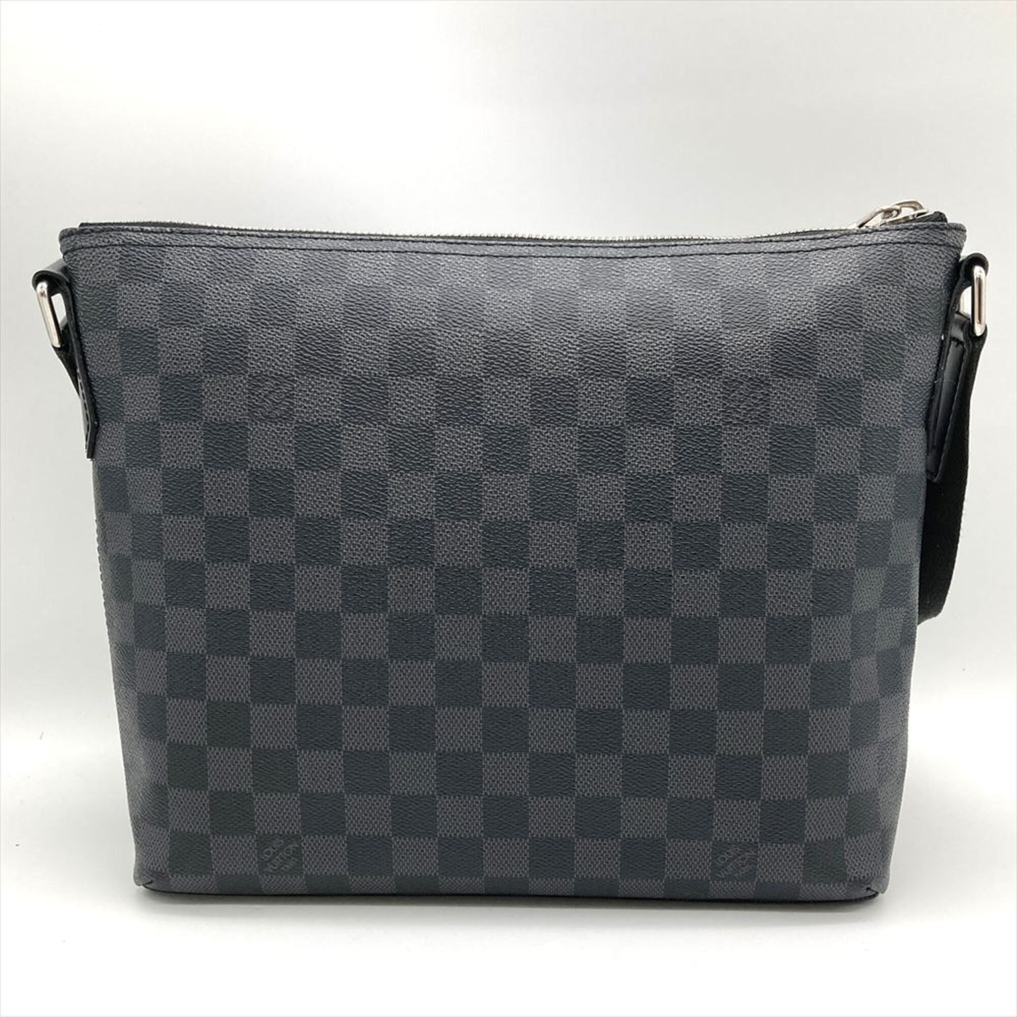 Louis Vuitton Black Damier Graphite Shoulder Bag (Pre-Owned)