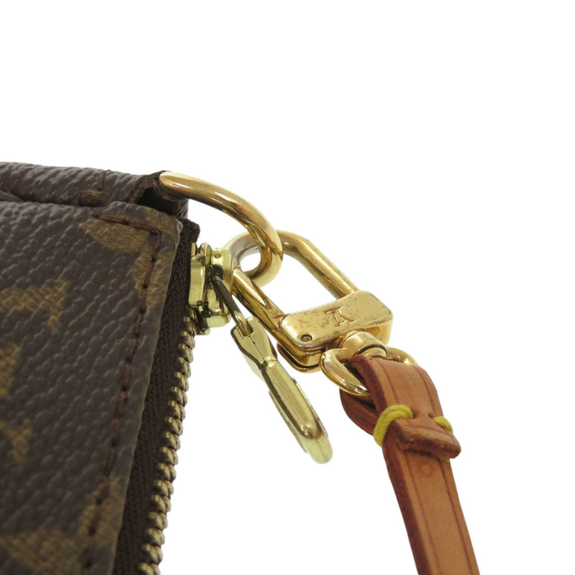 Louis Vuitton Brown Monogram Pochette Pouch (Pre-Owned)