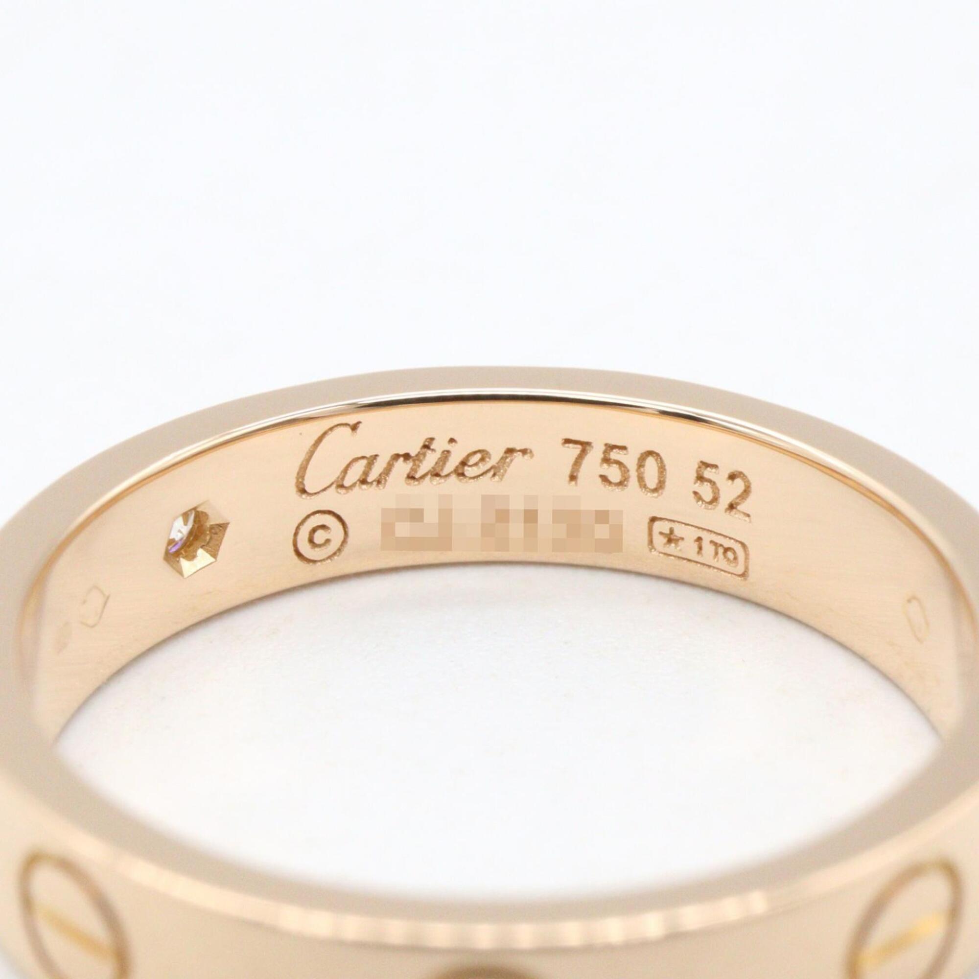 Cartier Gold Clear Pink Gold (18K) Band Ring (Pre-Owned)