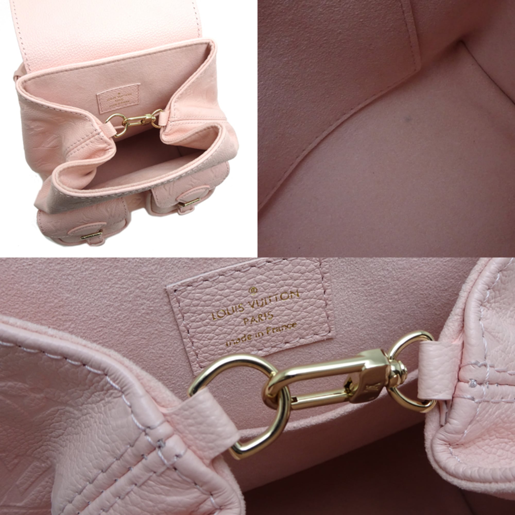 Louis Vuitton Pink Monogram Empreinte Backpack (Pre-Owned)
