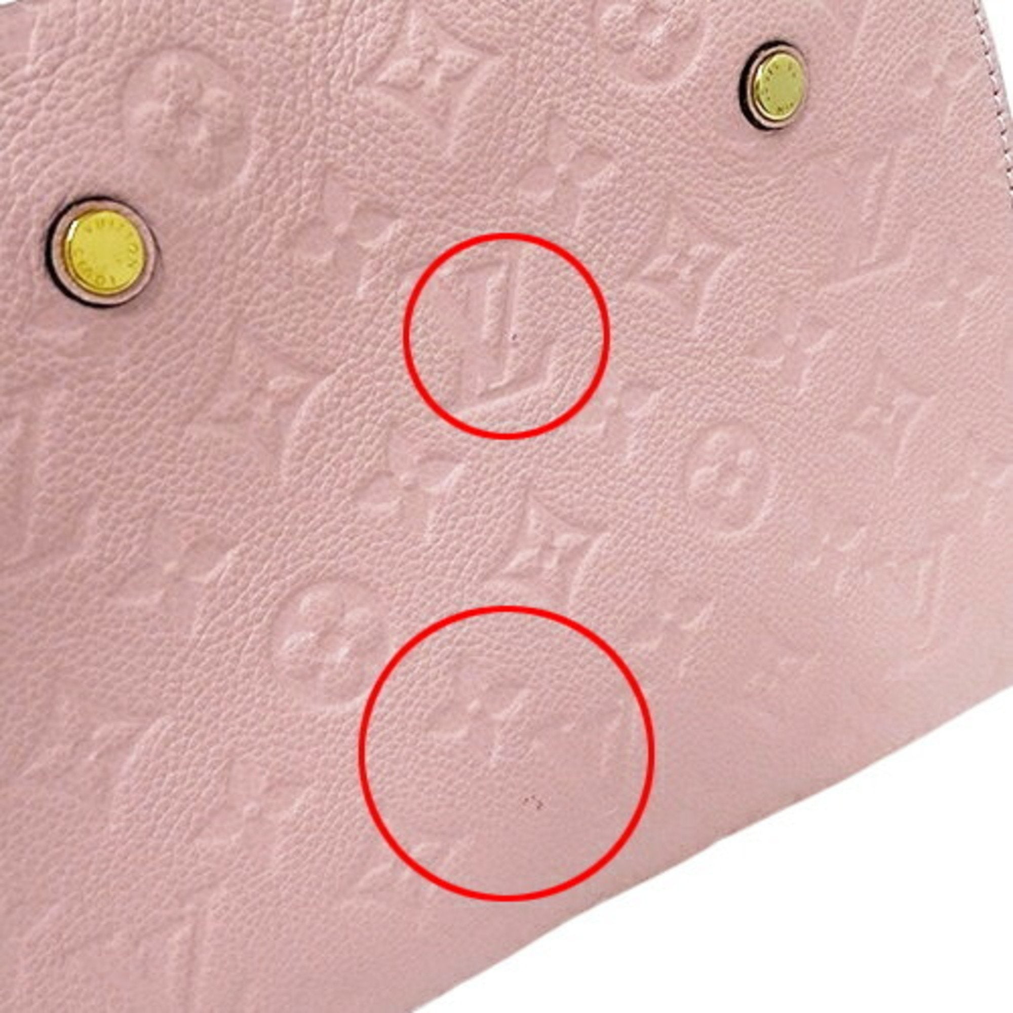 Louis Vuitton Monogram Empreinte Rose Poudre Monogram Empreinte Handbag Shoulder Bag (Pre-Owned)