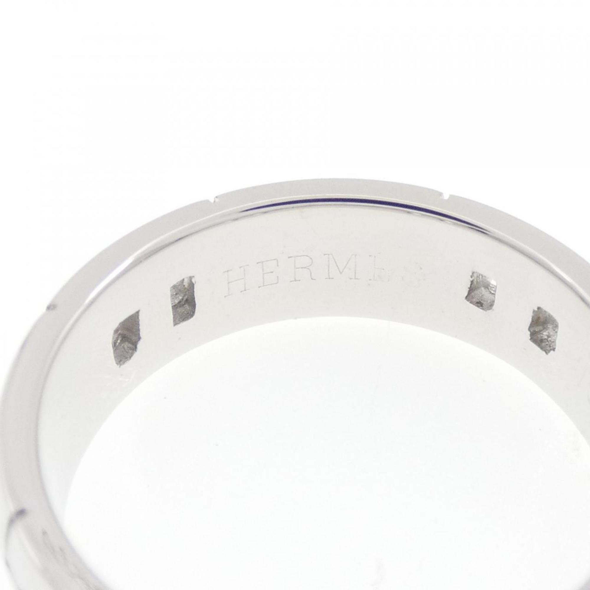Hermes White Gold (18K) Band Ring (Pre-Owned)