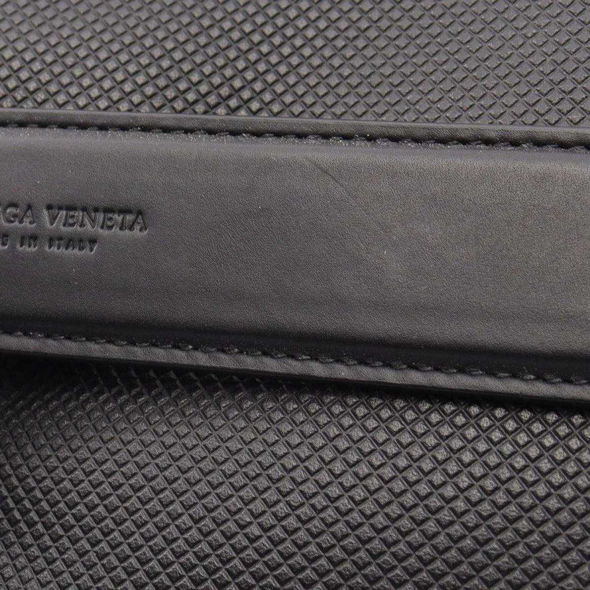 Bottega Veneta Black Leather Clutch Bag Handbag (Pre-Owned)