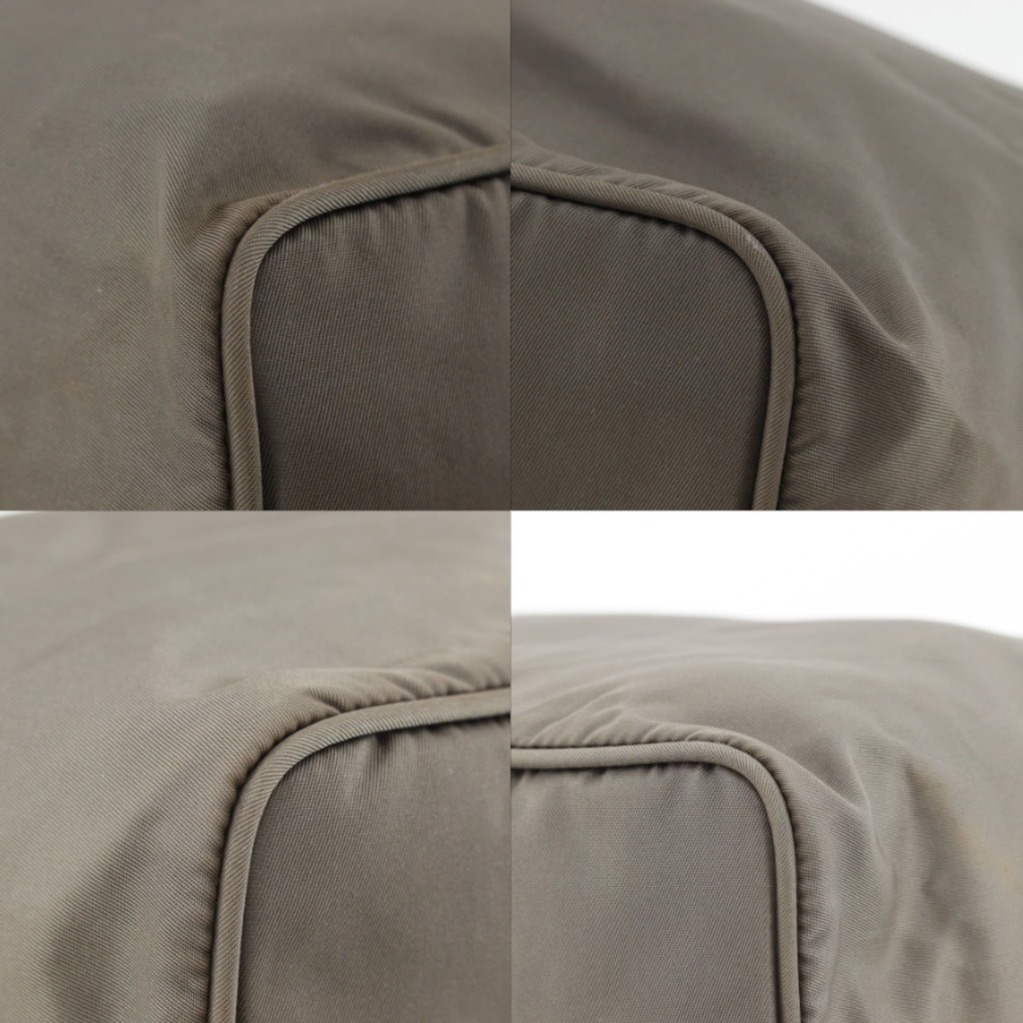 Prada Brown Nylon Shoulder Bag (Pre-Owned)