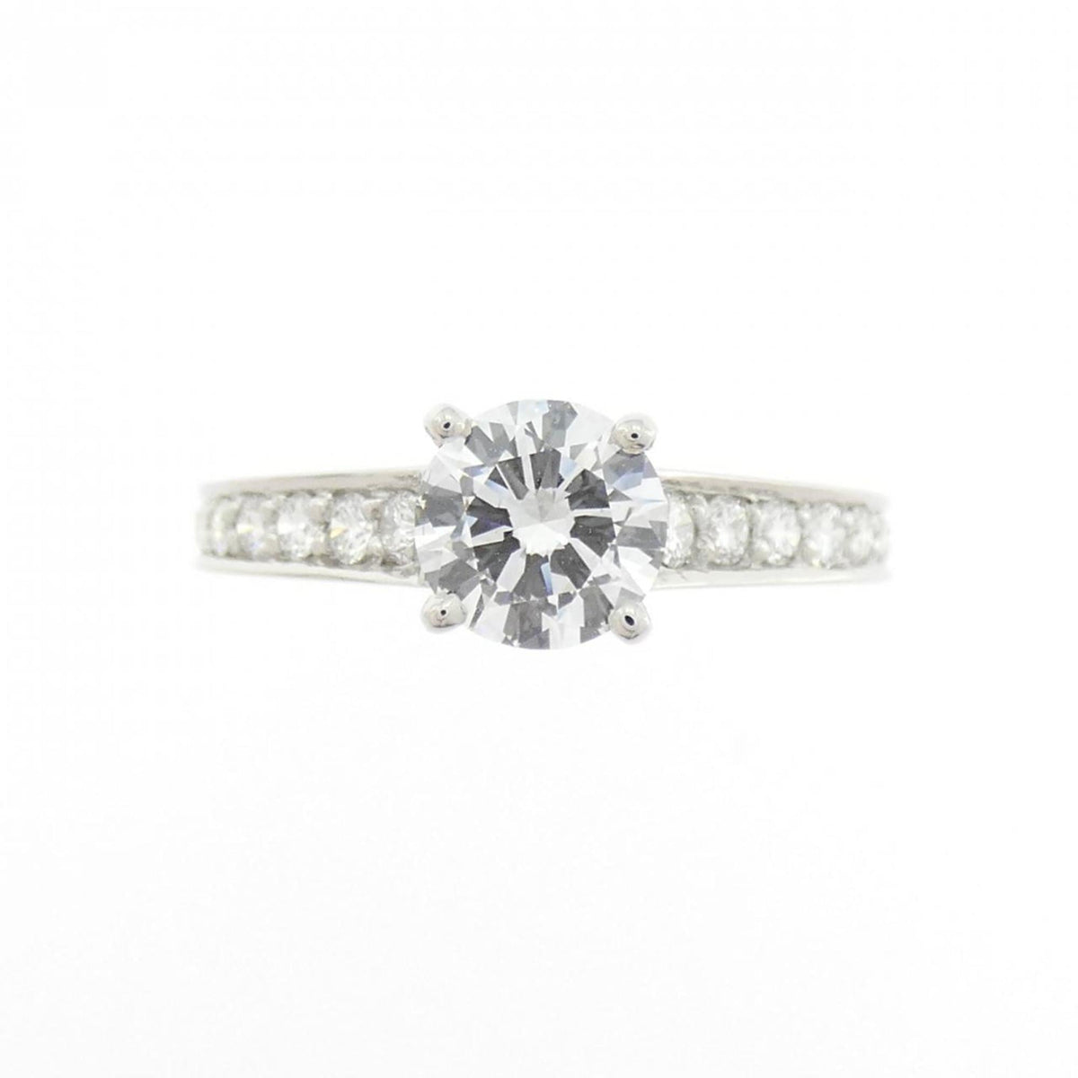 Cartier Platinum Platinum 950 Band Ring (Pre-Owned)
