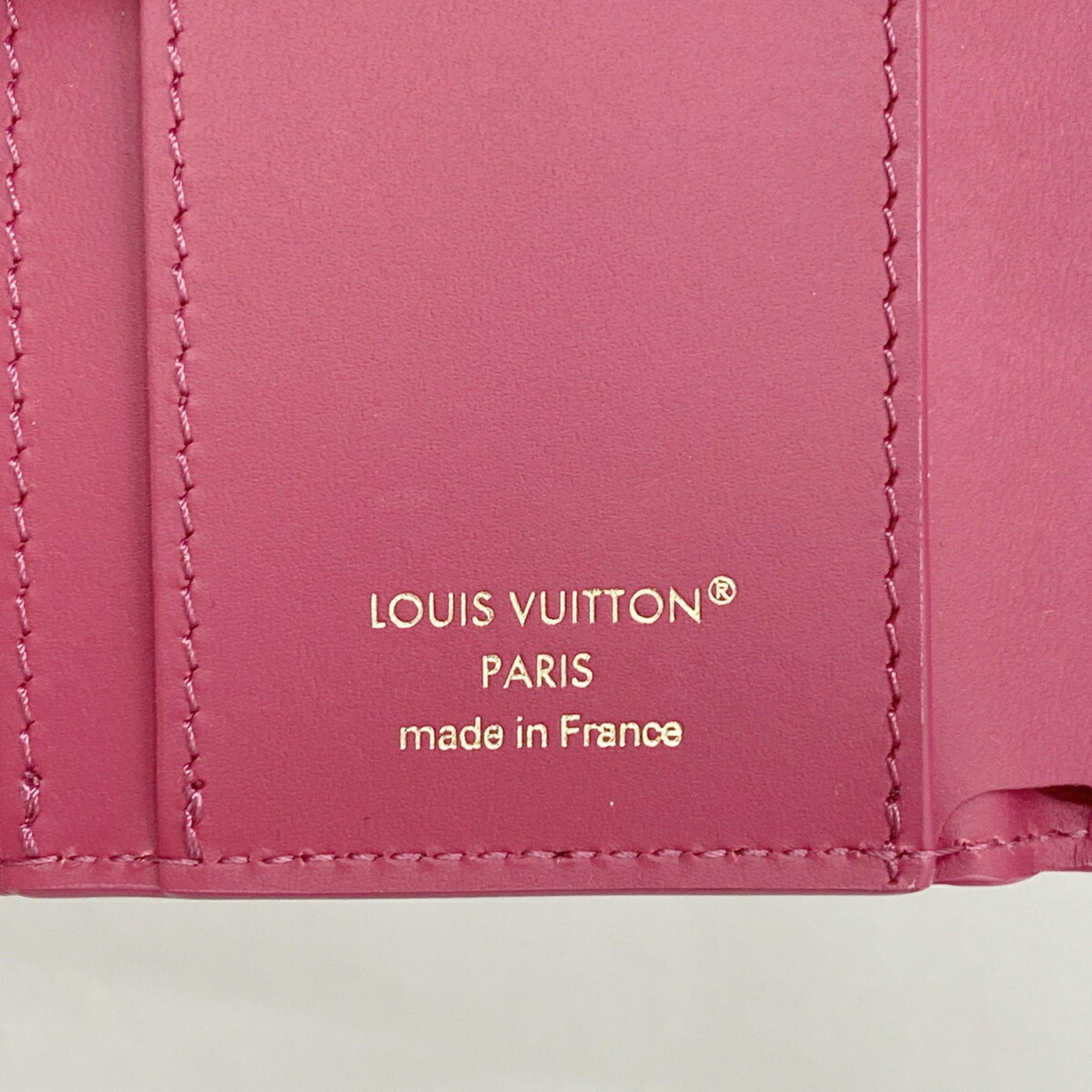Louis Vuitton Raspberry Wallet (Tri-Fold) (Pre-Owned)