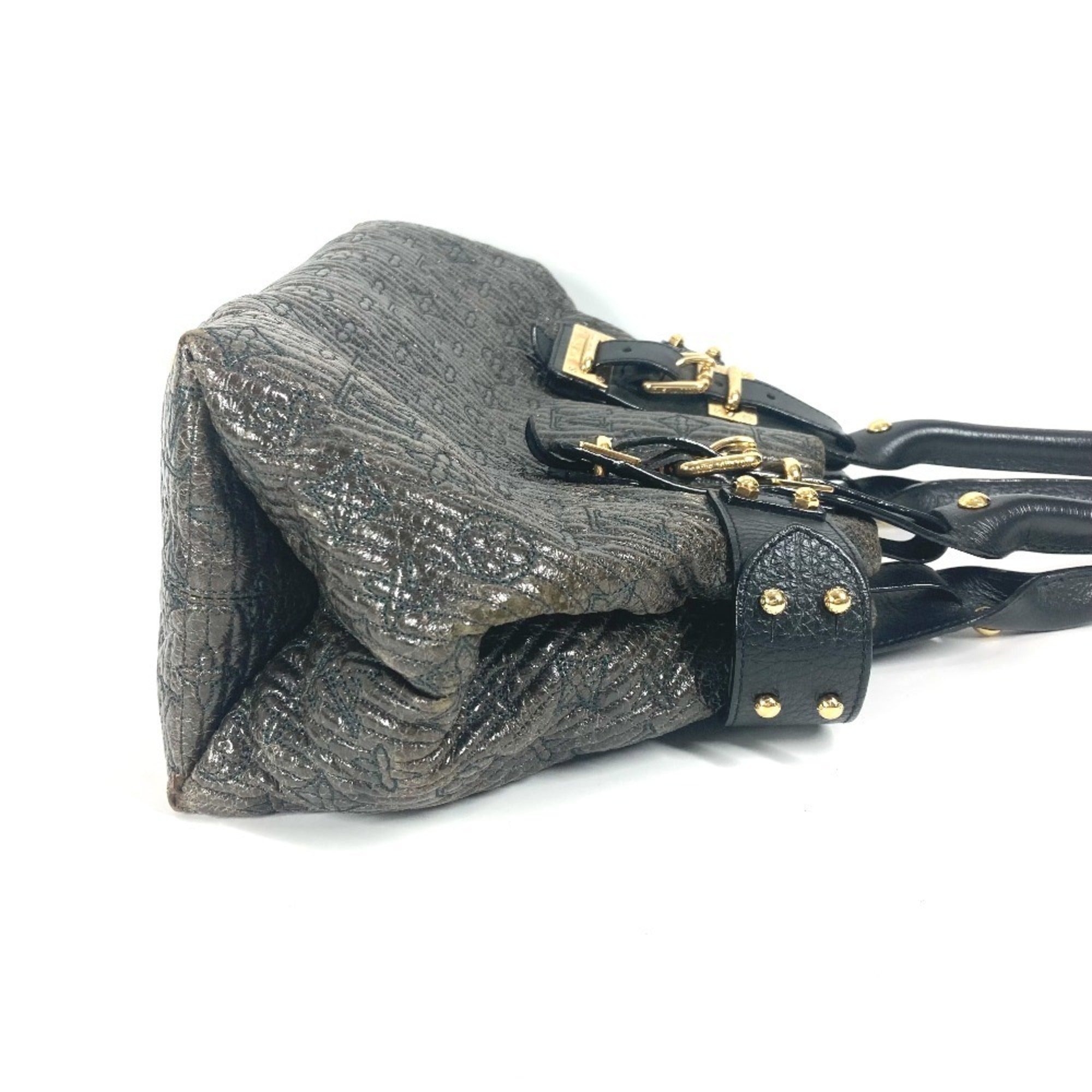 Louis Vuitton Black Noir Handbag Shoulder Bag Tote Bag (Pre-Owned)