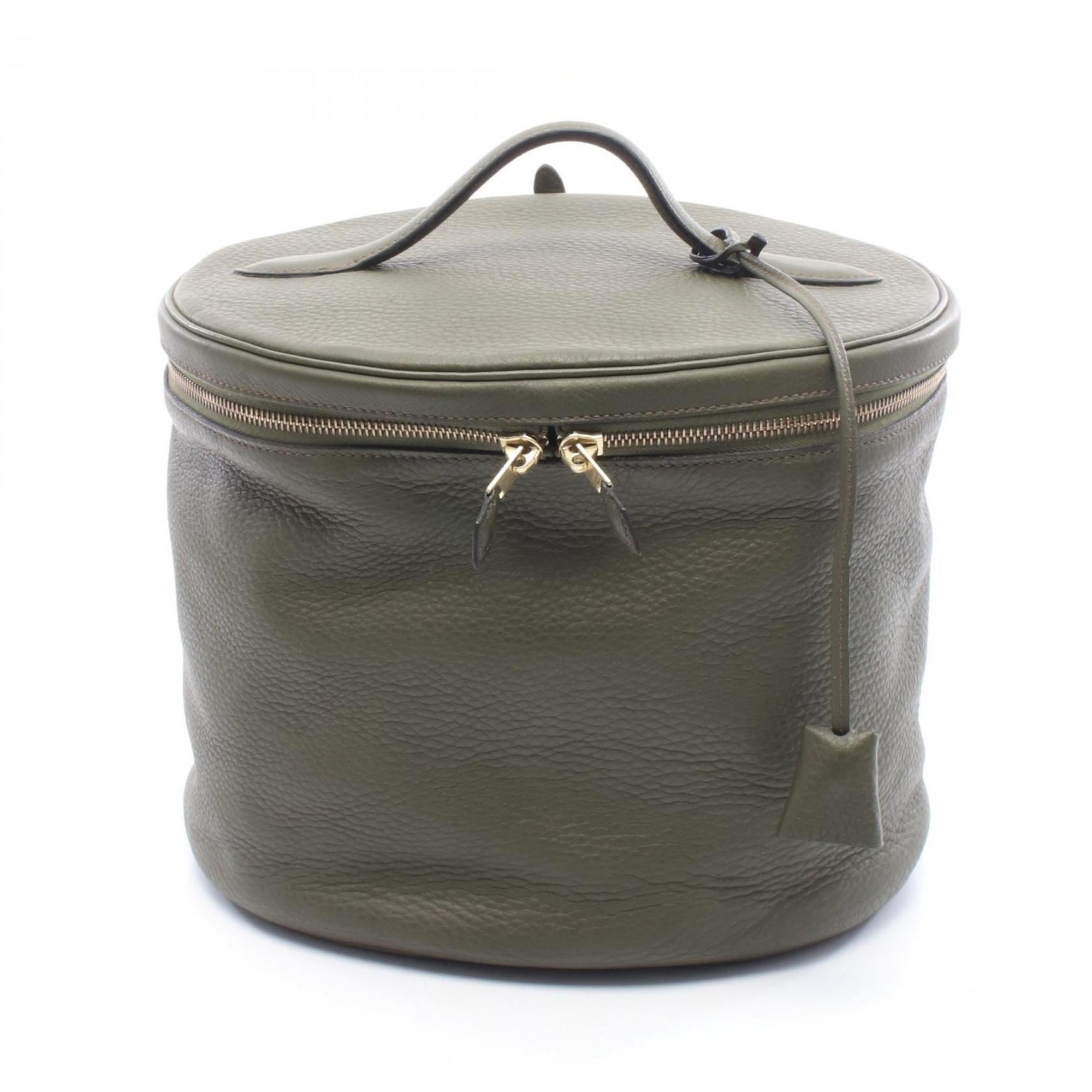 Hermes Intercity Khaki Taurillon Clemence Leather Handbag (Pre-Owned)
