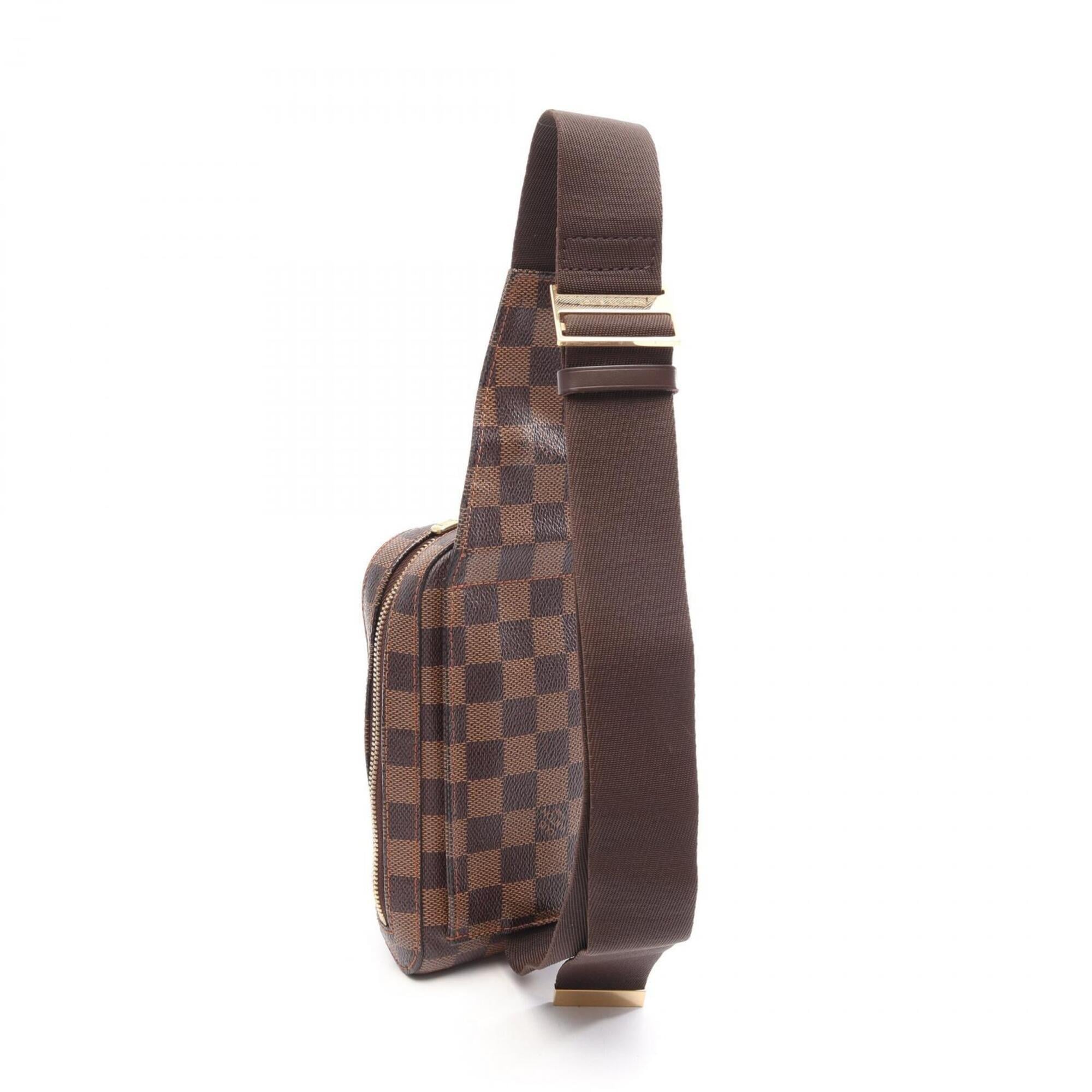 Louis Vuitton Brown Coated Canvas Fanny Pack Handbag (Pre-Owned)