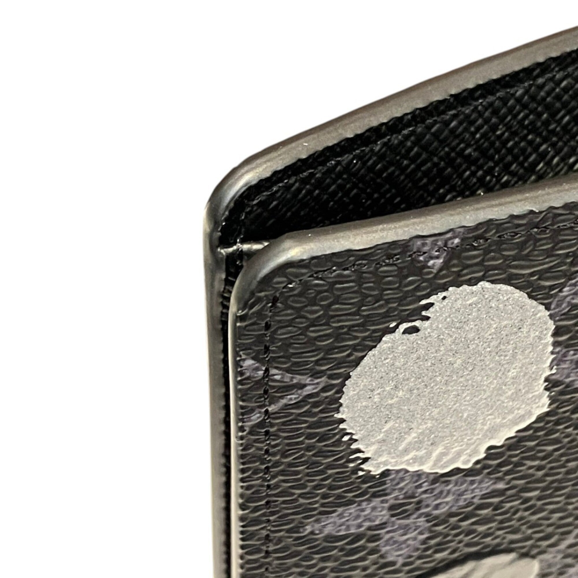 Louis Vuitton Monogram Eclipse Black Monogram Eclipse Long Wallet (Bi-Fold) (Pre-Owned)