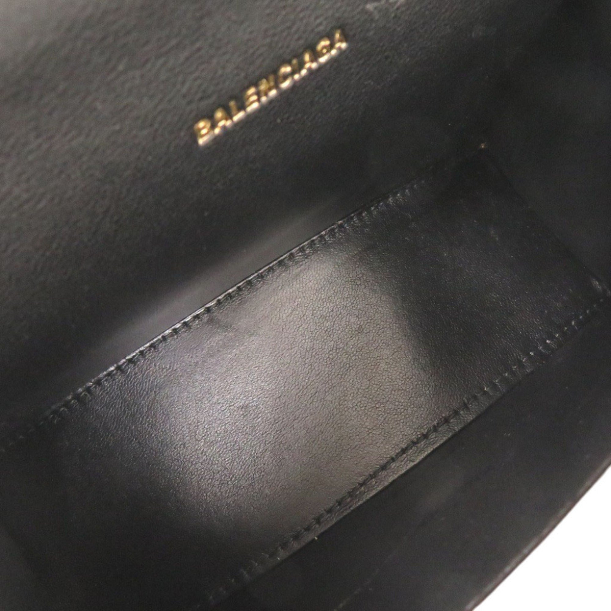 Balenciaga Gold Rhinestone Suede Handbag Shoulder Bag (Pre-Owned)