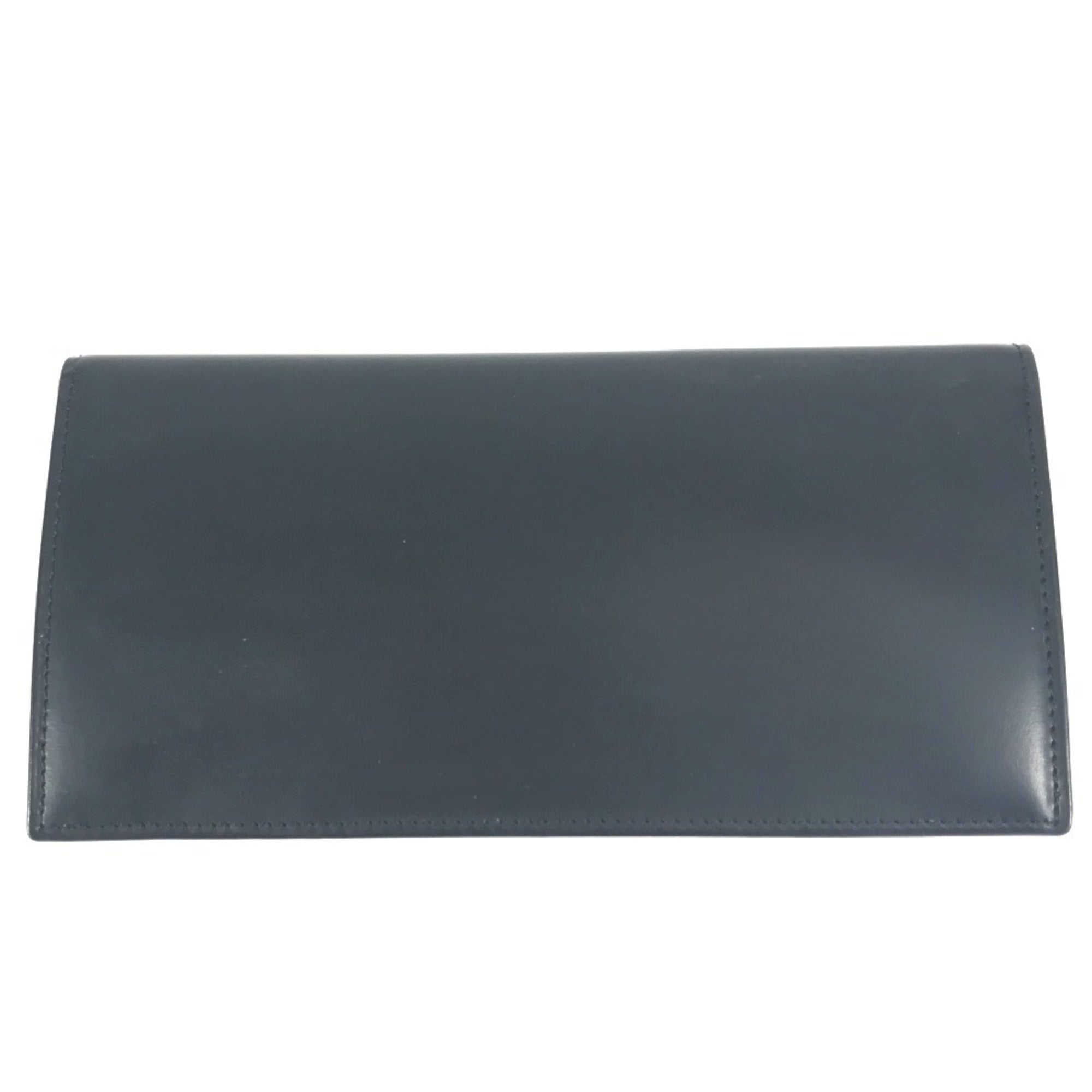 Cartier Black Leather Long Wallet (Bi-Fold) (Pre-Owned)