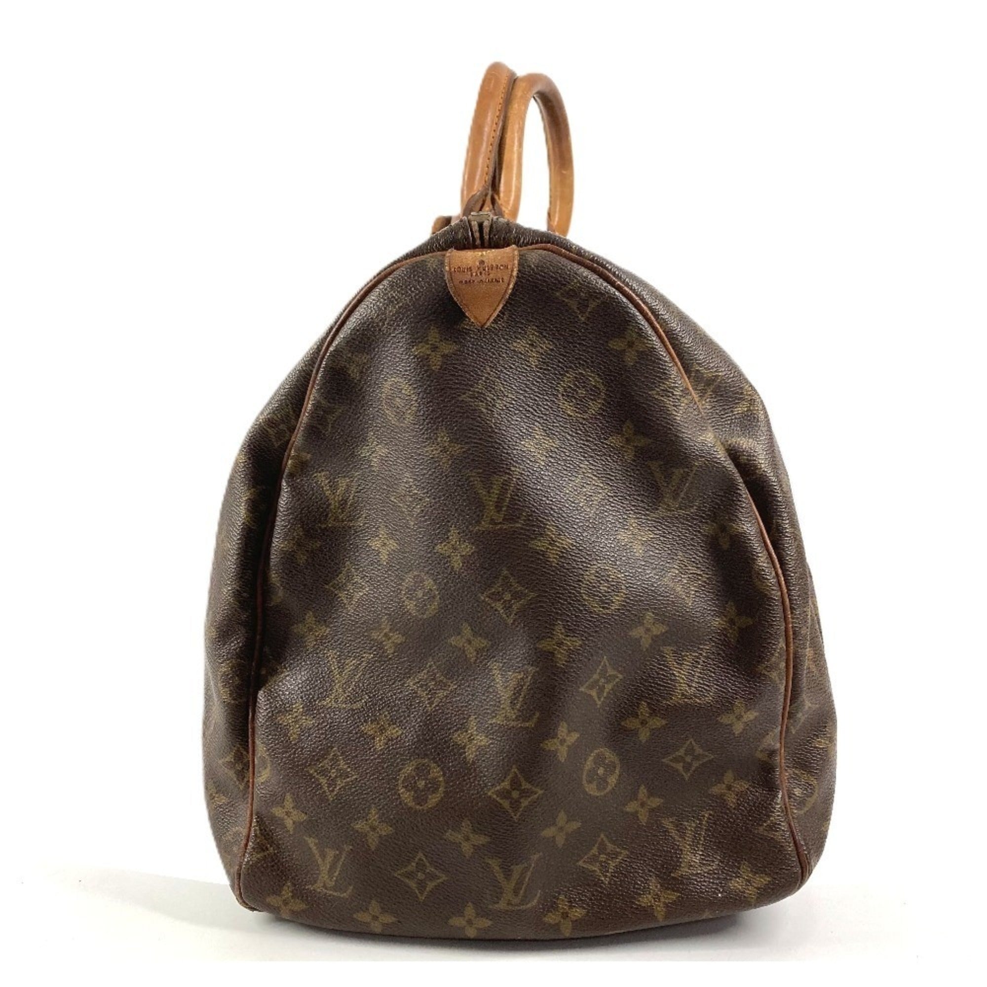Louis Vuitton Brown Monogram Canvas Boston Bag Handbag (Pre-Owned)