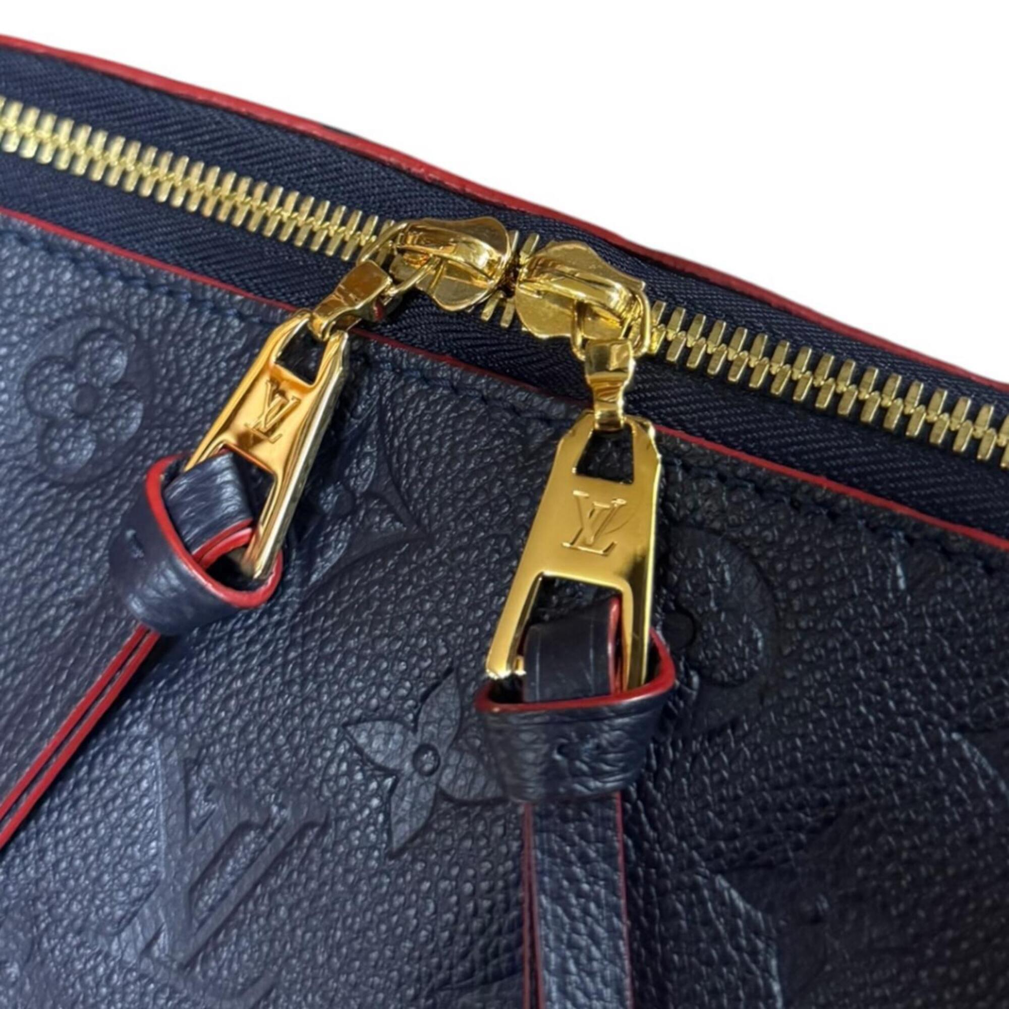 Louis Vuitton Navy Or Red Color Monogram Empreinte Shoulder Bag (Pre-Owned)