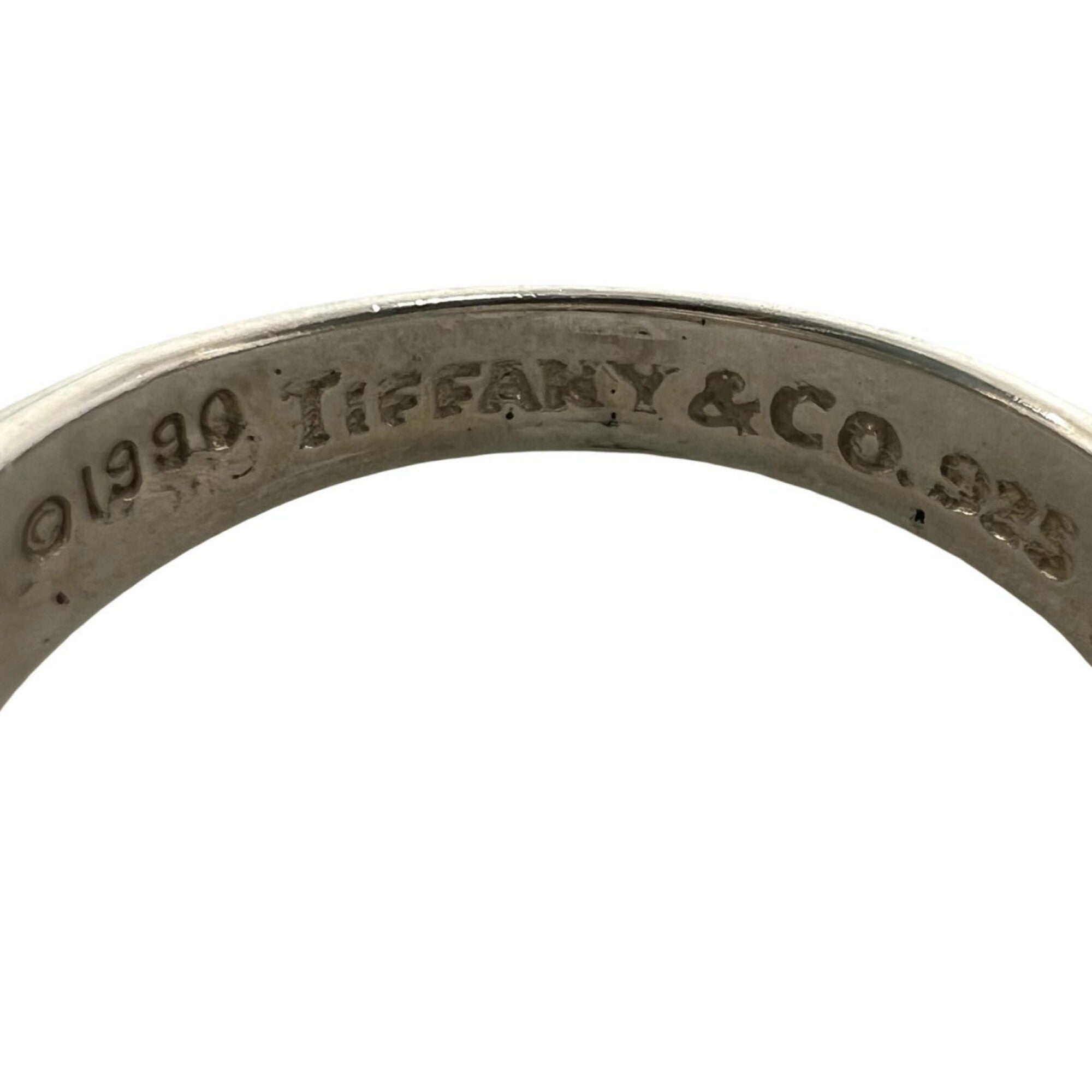 Tiffany Silver Silver 925 Band Ring (Pre-Owned)