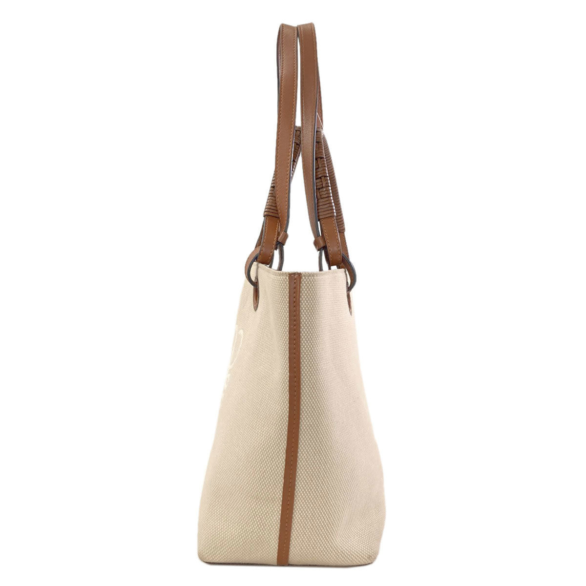 Loewe Beige Canvas Tote Bag (Pre-Owned)