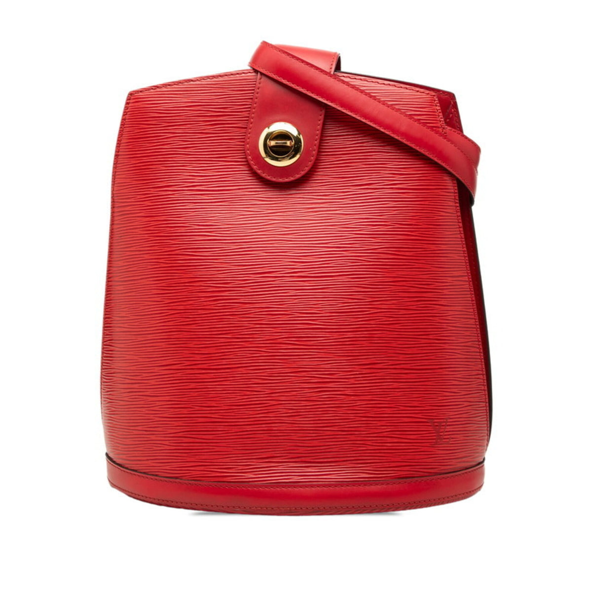 Louis Vuitton Castilian Red Epi Leather Shoulder Bag (Pre-Owned)