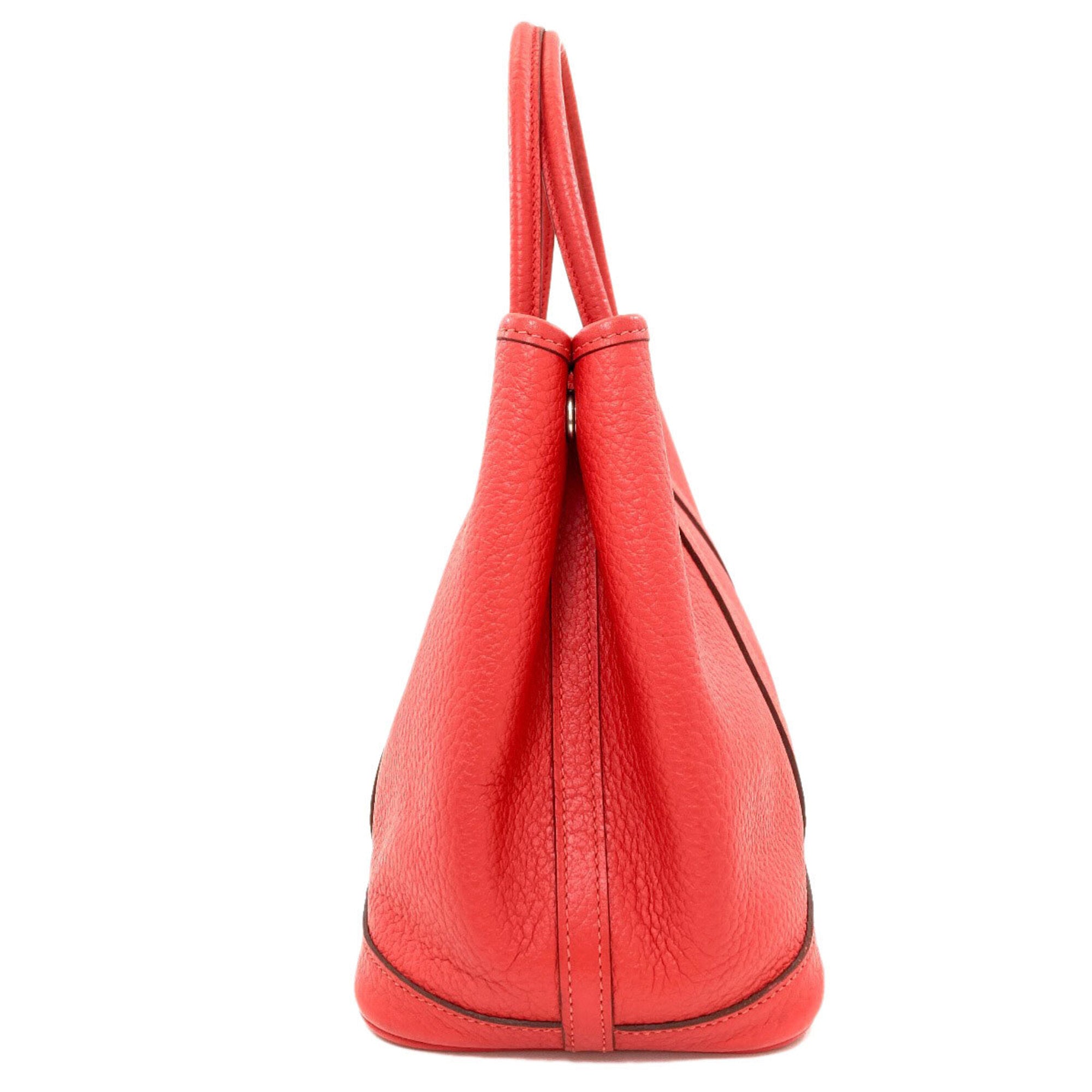 Hermes Garden Pink Negonda Leather Handbag (Pre-Owned)