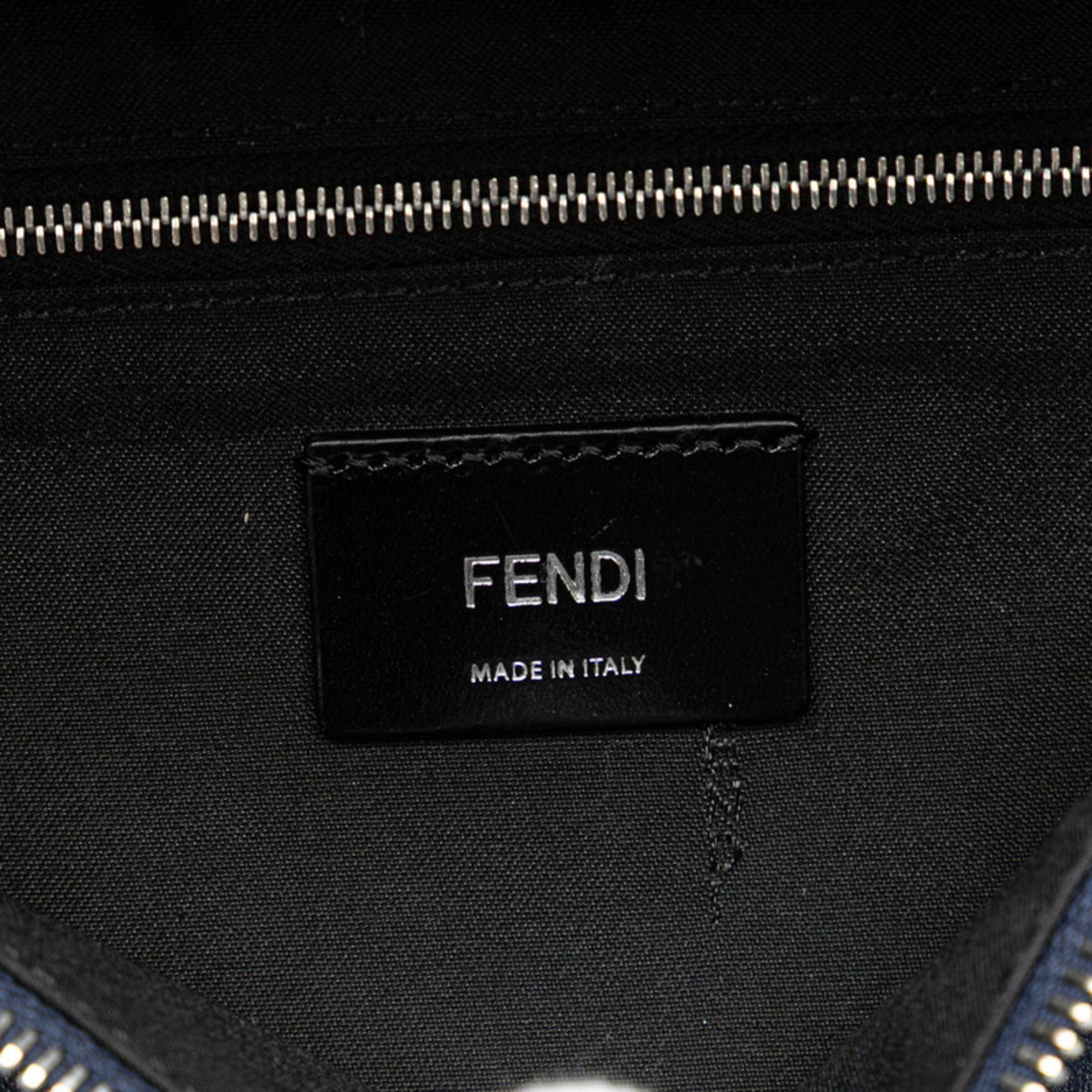 Fendi Navy Leather Fanny Pack (Pre-Owned)
