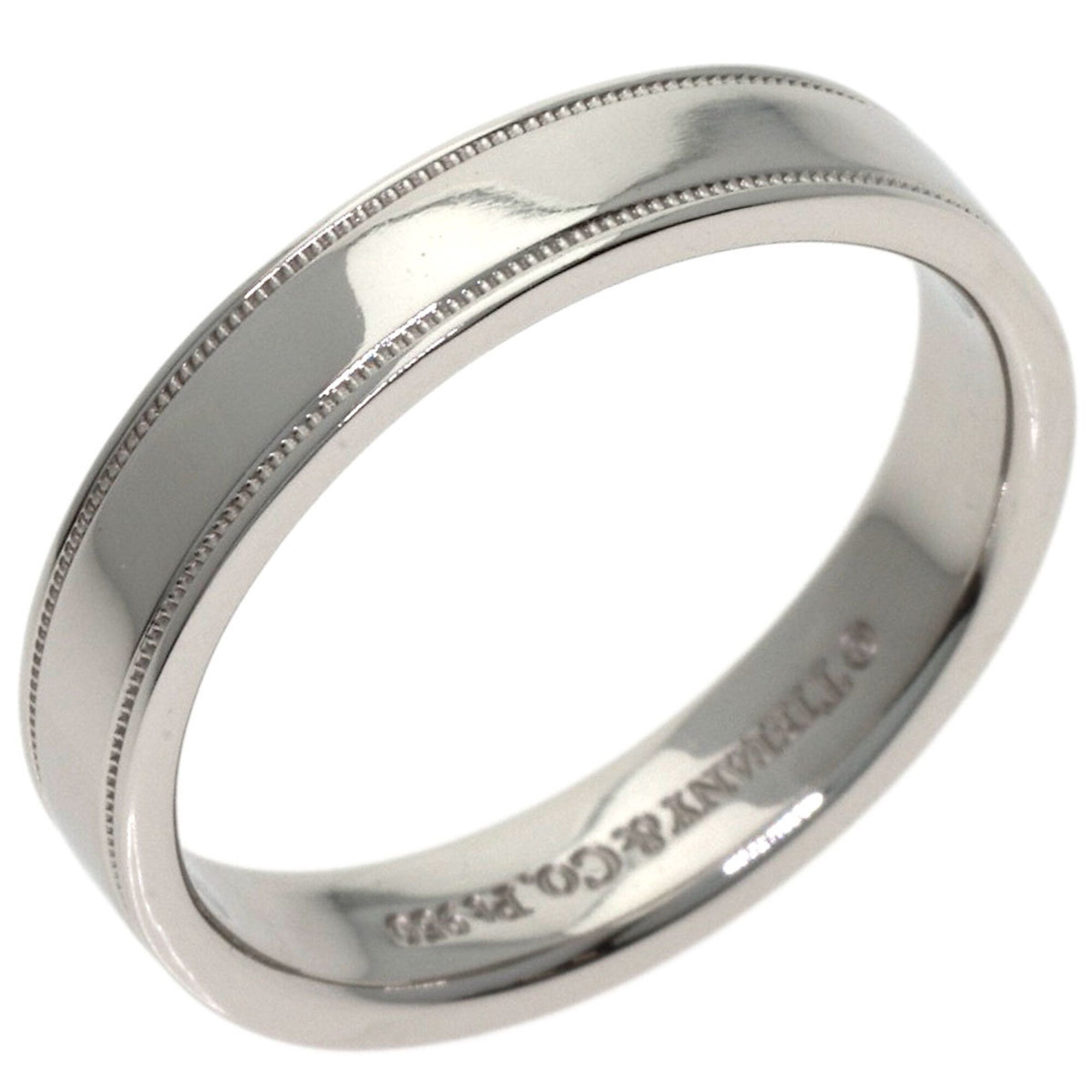 Tiffany Platinum 950 Band Ring (Pre-Owned)