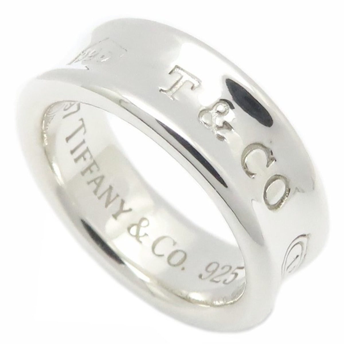 Tiffany Silver Silver 925 Band Ring (Pre-Owned)