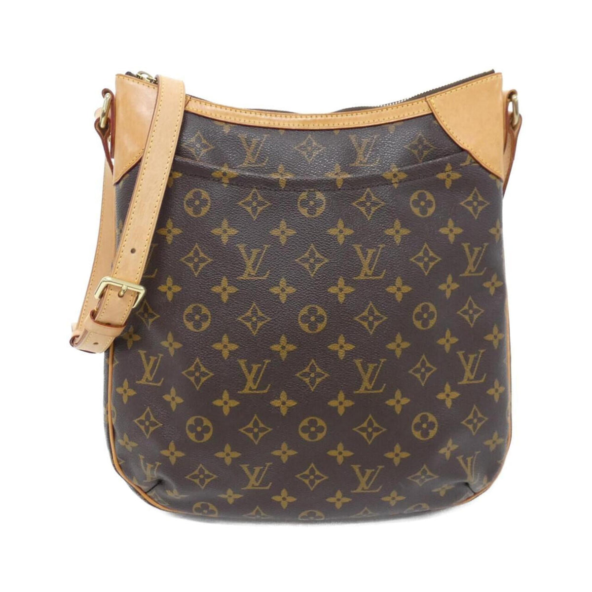 Louis Vuitton Marron Coated Canvas Shoulder Bag (Pre-Owned)