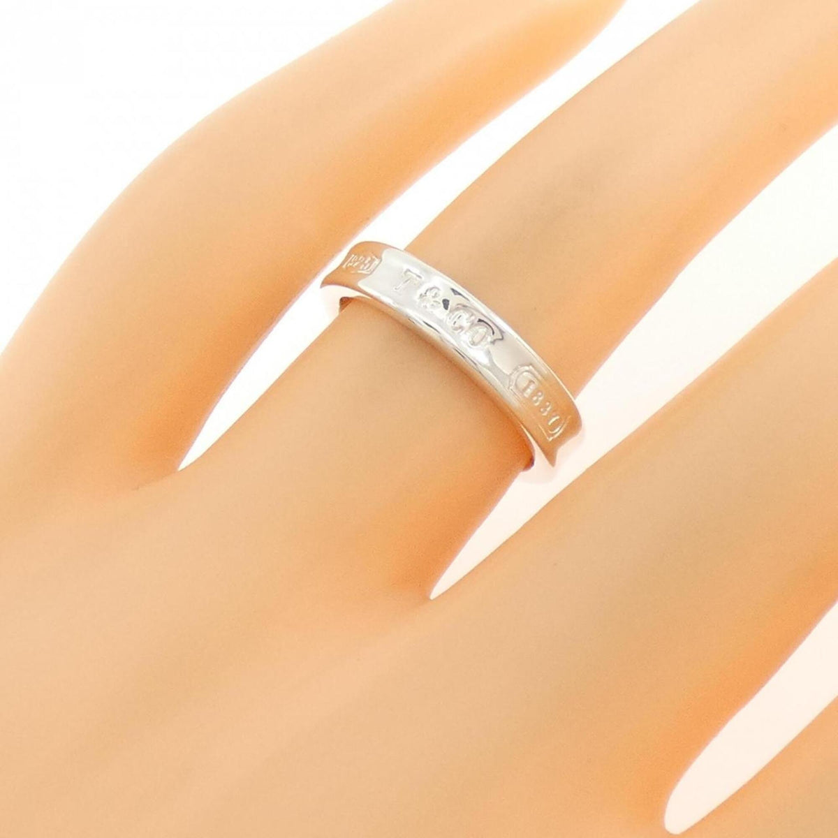Tiffany Silver 925 Band Ring (Pre-Owned)