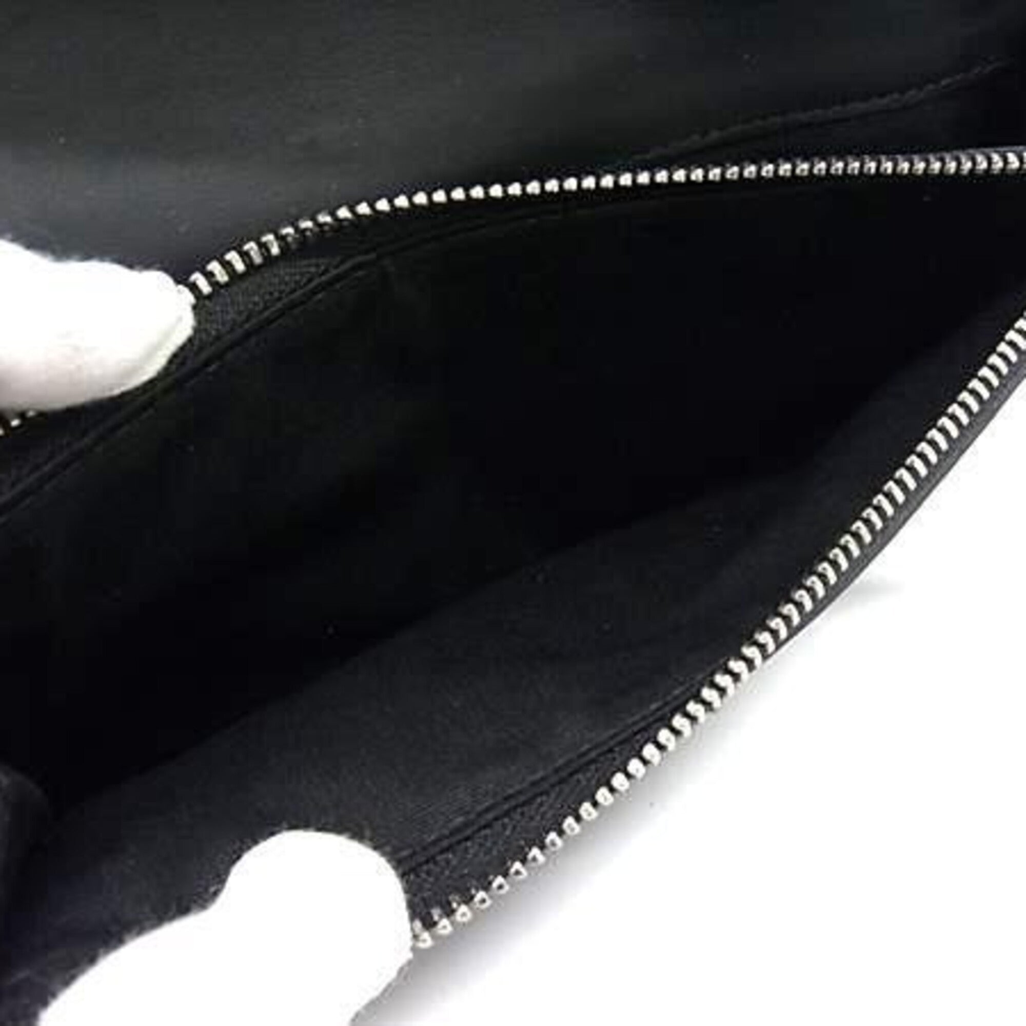 Burberry Black Pvc Long Wallet (Bi-Fold) (Pre-Owned)