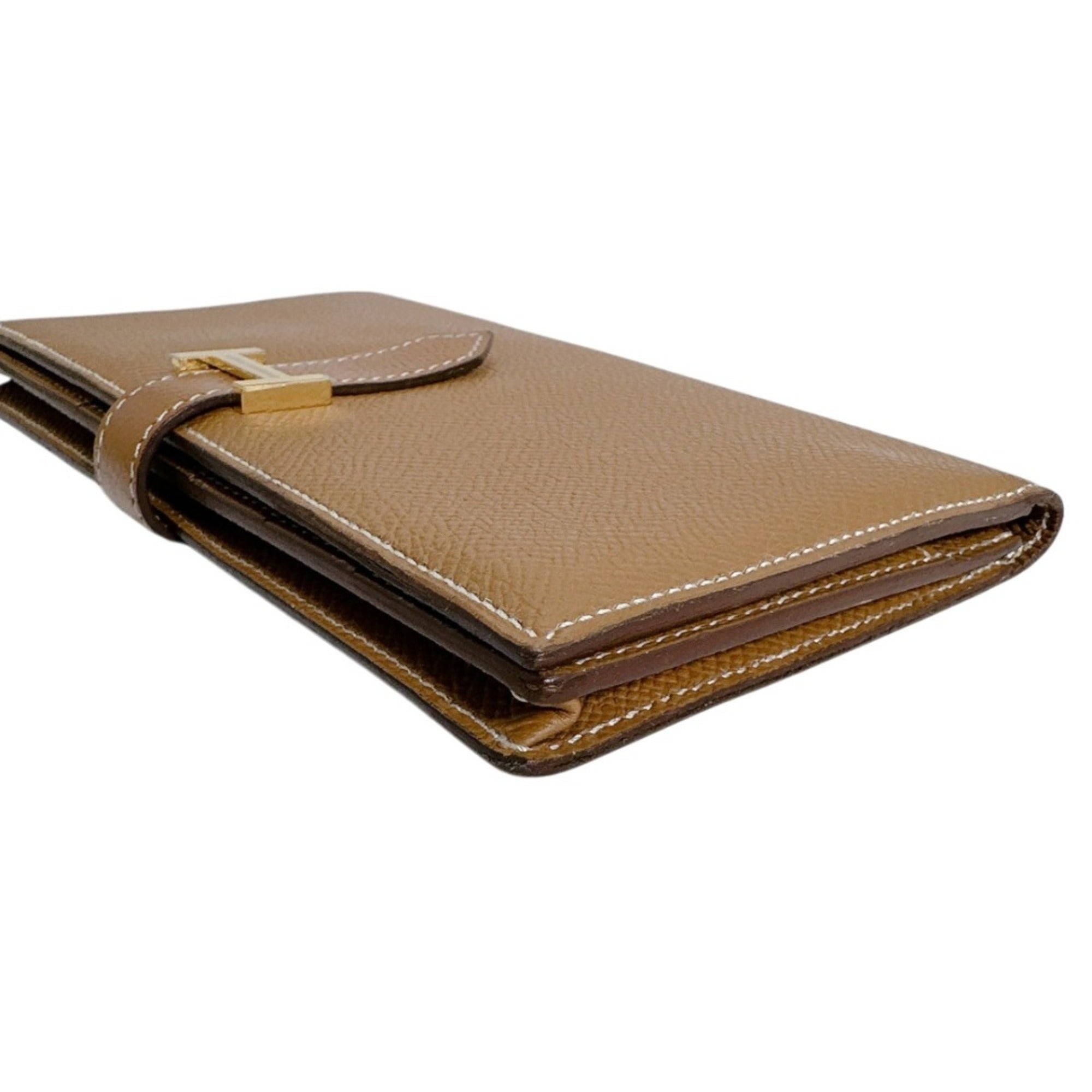 Hermes Brown Epsom Leather Wallet (Bi-Fold) (Pre-Owned)
