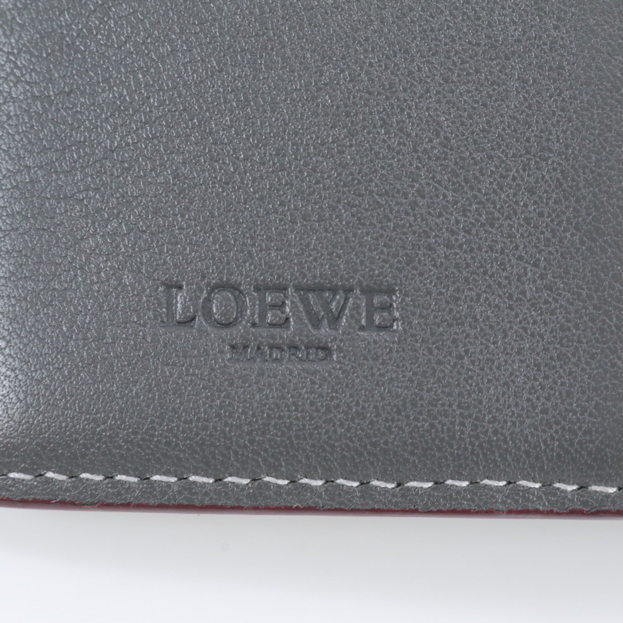 Loewe Beige Leather Coated Canvas Wallet (Tri-Fold) (Pre-Owned)