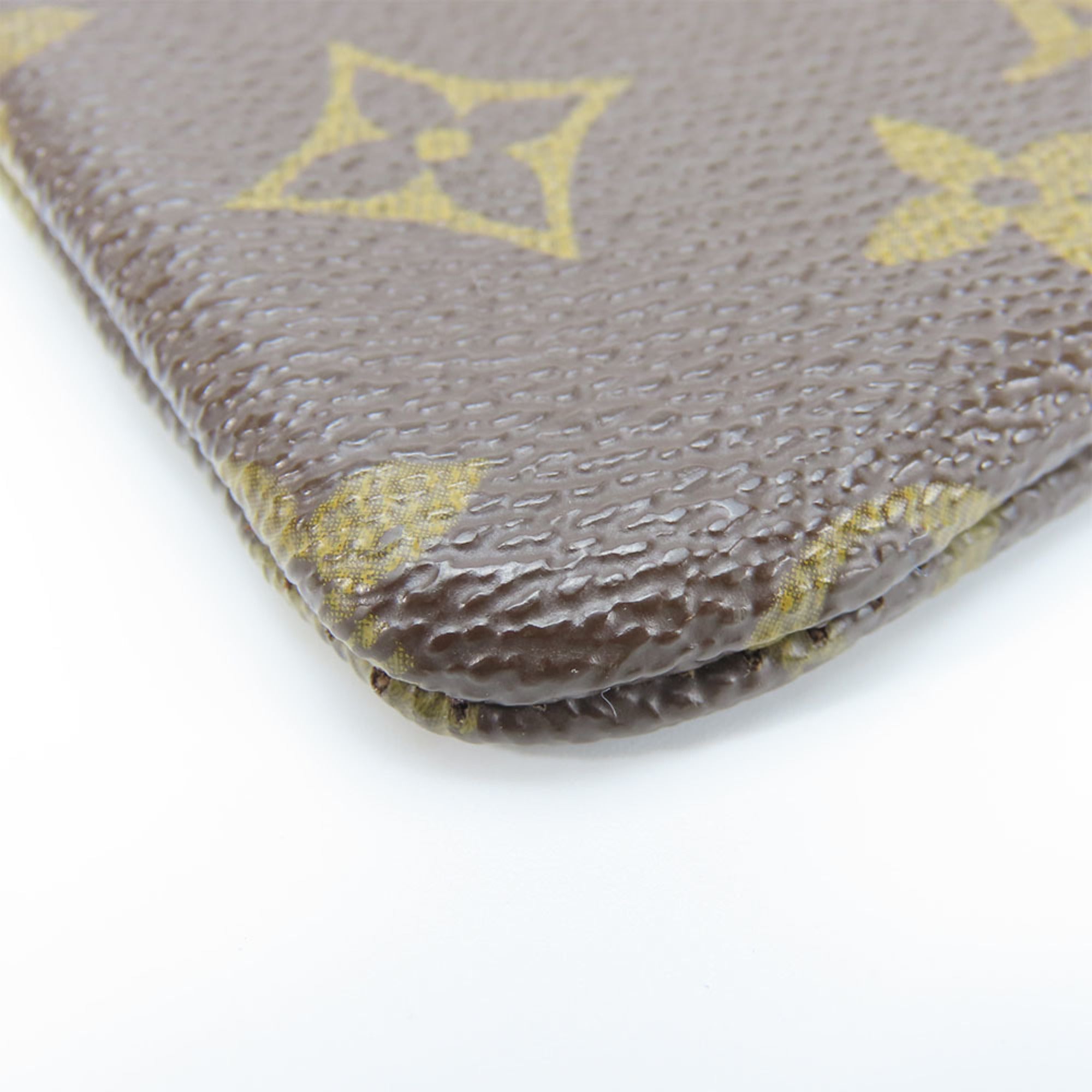 Louis Vuitton Brown Monogram Coin Purse/Coin Case (Pre-Owned)