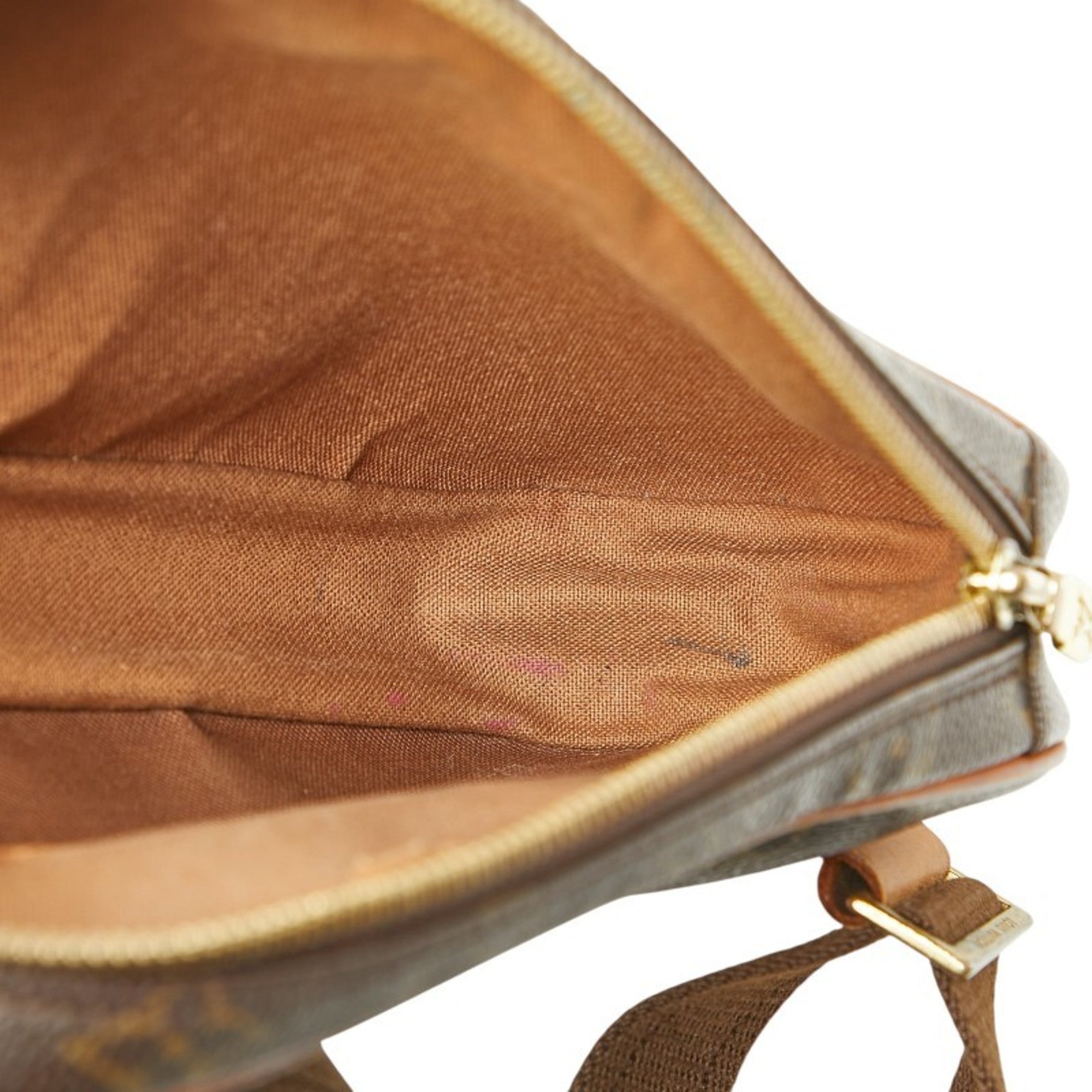 Louis Vuitton Brown Pvc Leather Sling Bag (Pre-Owned)