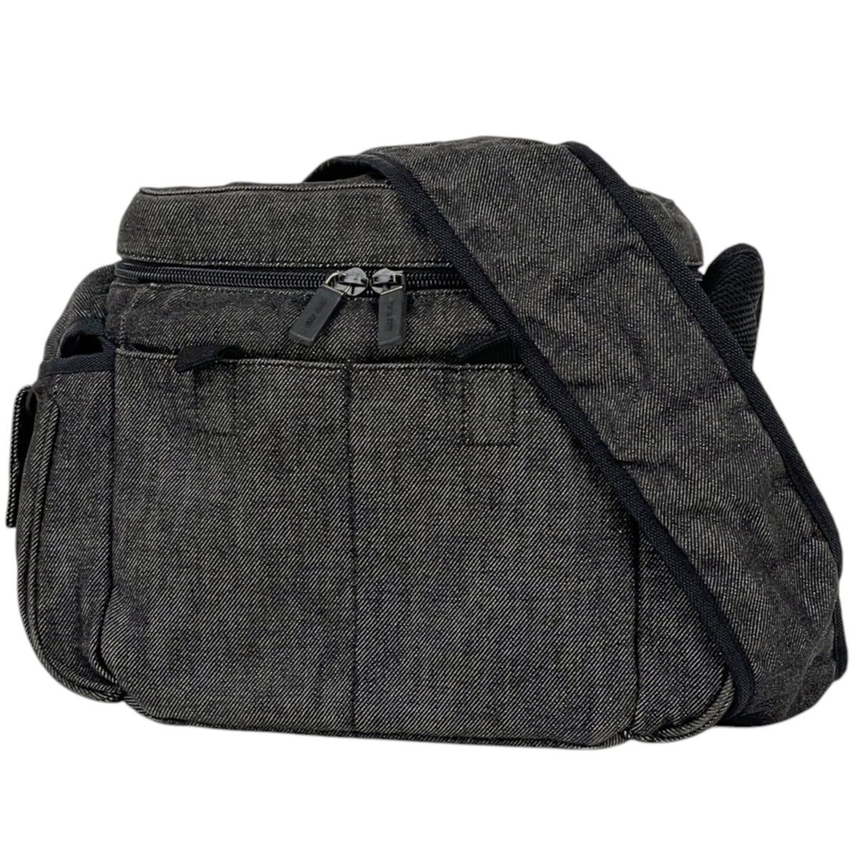 Miu Miu Black Denim Shoulder Bag (Pre-Owned)